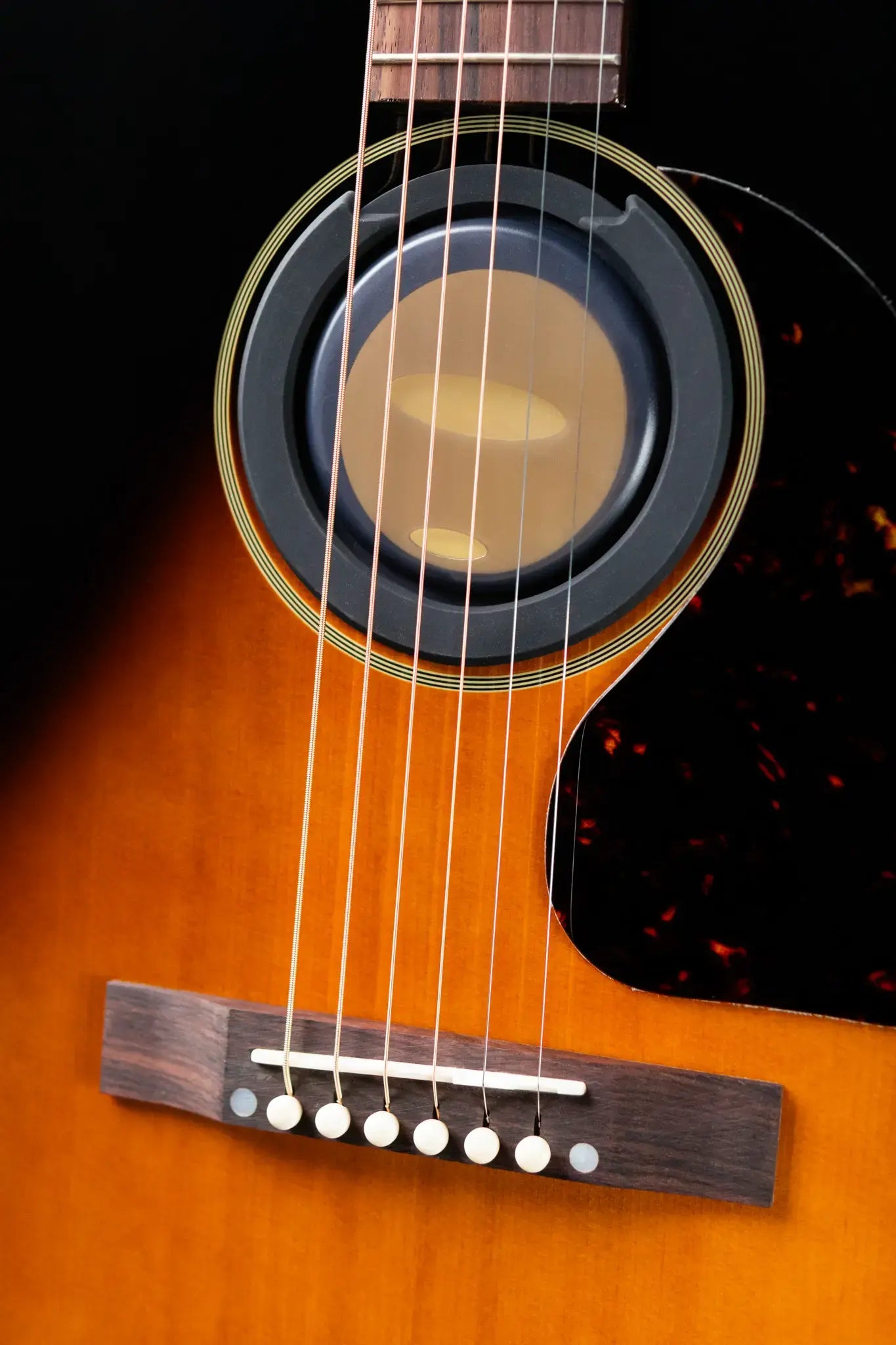 Epiphone 1942 Banner J-45 Reissue Acoustic/Electric Guitar - Vintage Sunburst with Hardshell Case