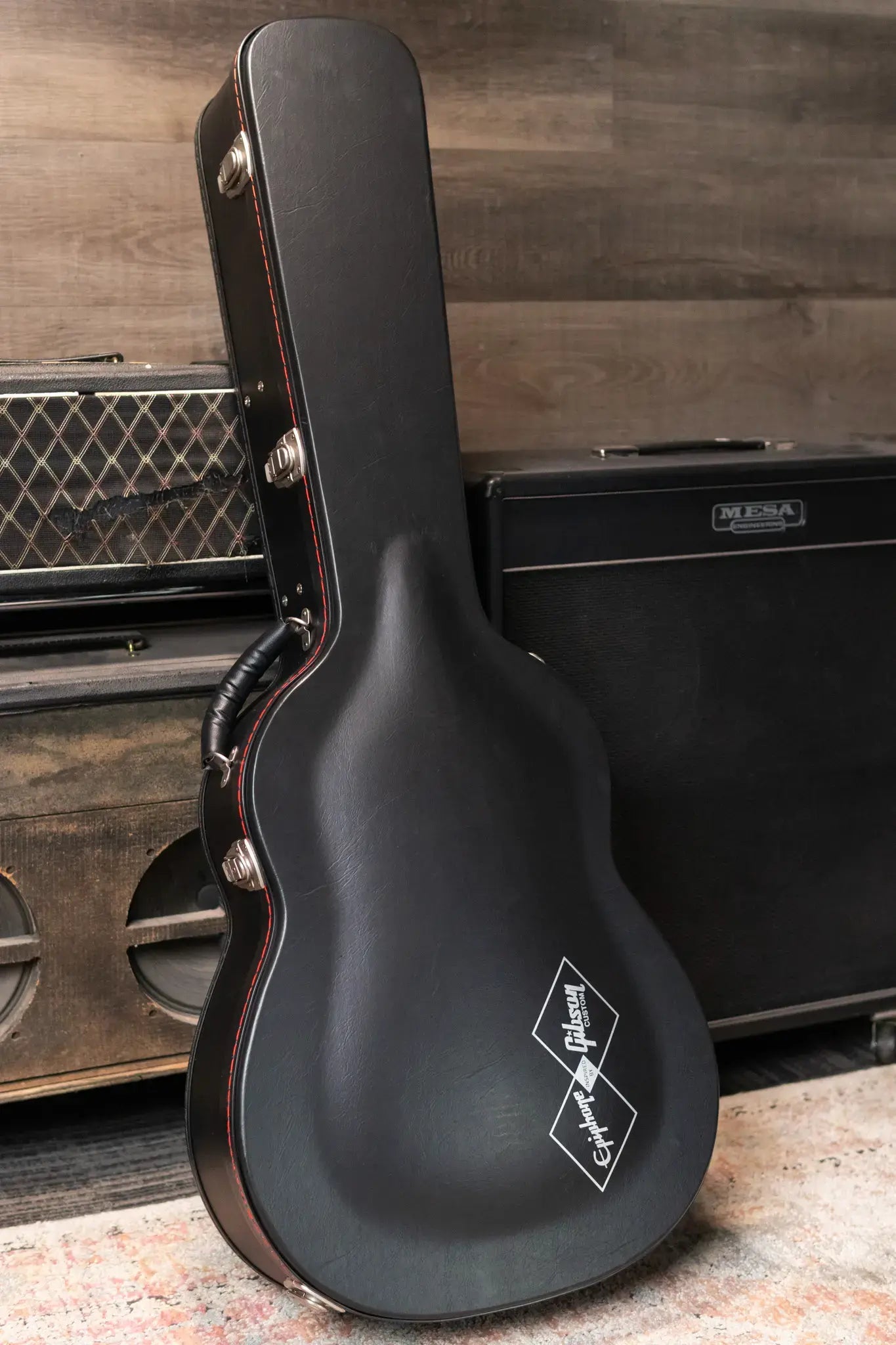 Epiphone 1942 Banner J-45 Reissue Acoustic/Electric Guitar - Vintage Sunburst with Hardshell Case