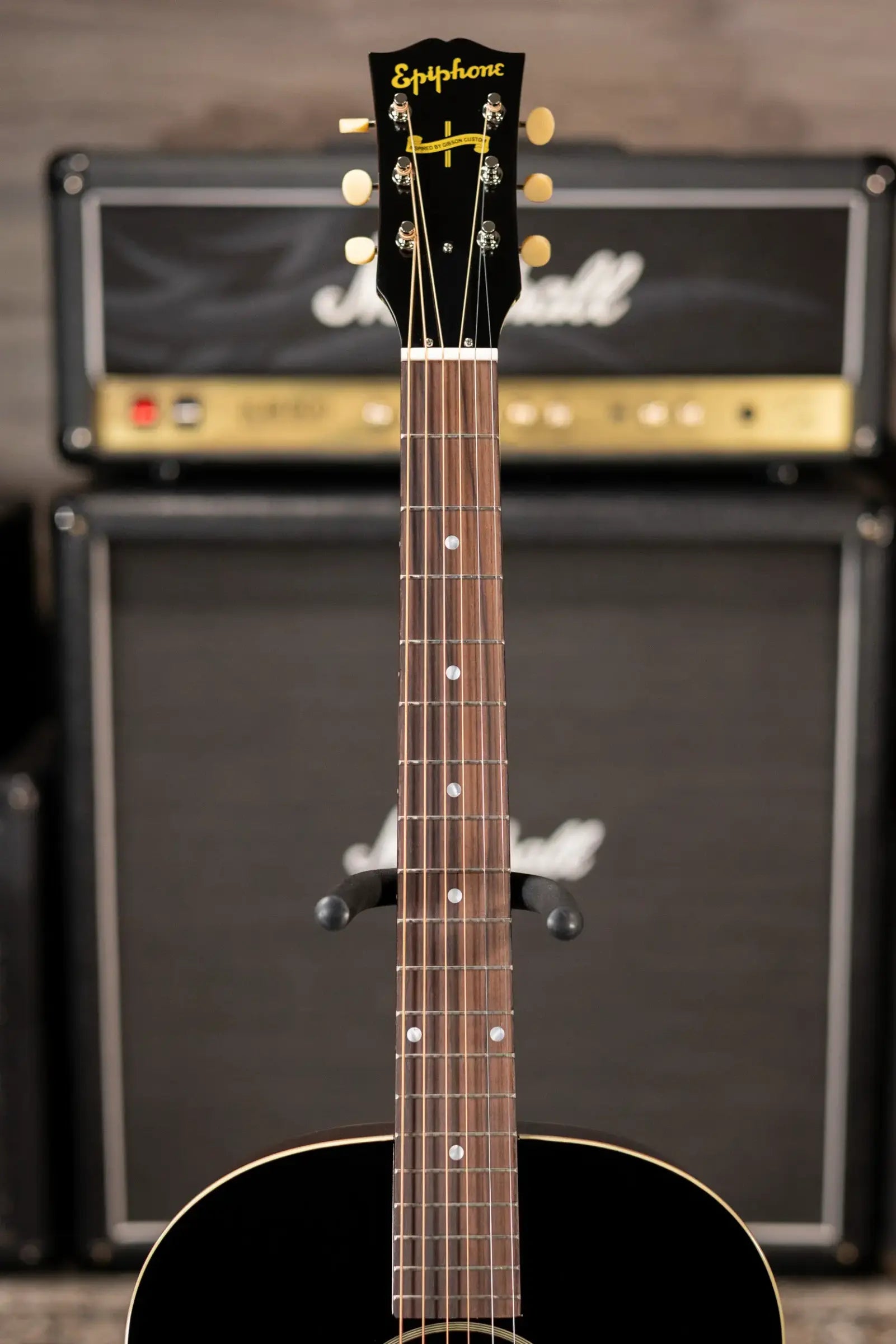 Epiphone 1942 Banner J-45 Reissue Acoustic-Electric Guitar - Vintage Sunburst with Hardshell Case