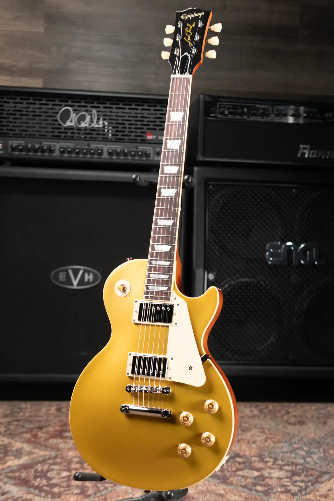Epiphone 1957 Les Paul Goldtop Reissue Electric Guitar - Double Gold with Hardshell Case