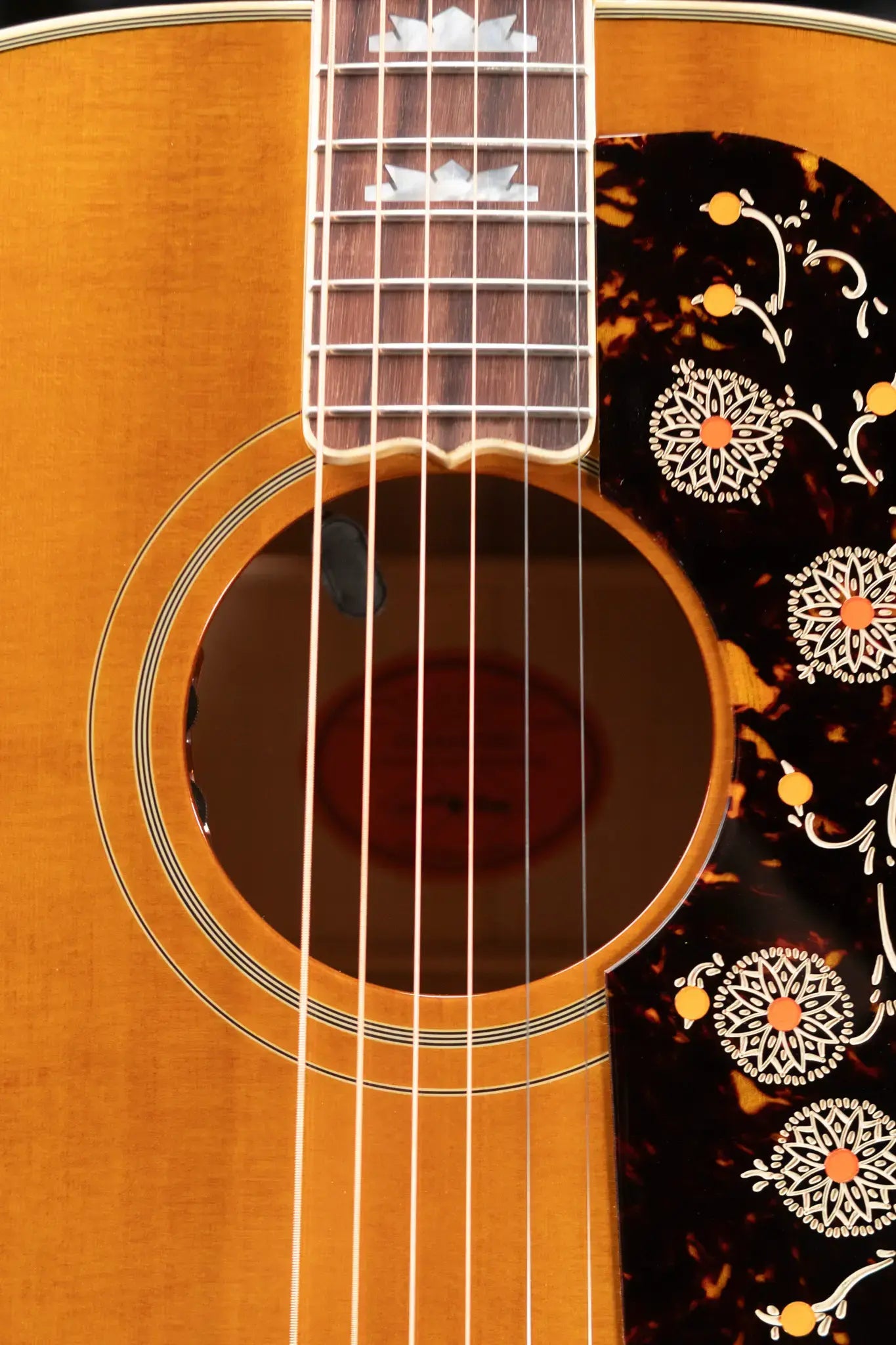 Epiphone 1957 SJ-200 Reissue Acoustic/Electric Guitar - Antique Natural with Hardshell Case