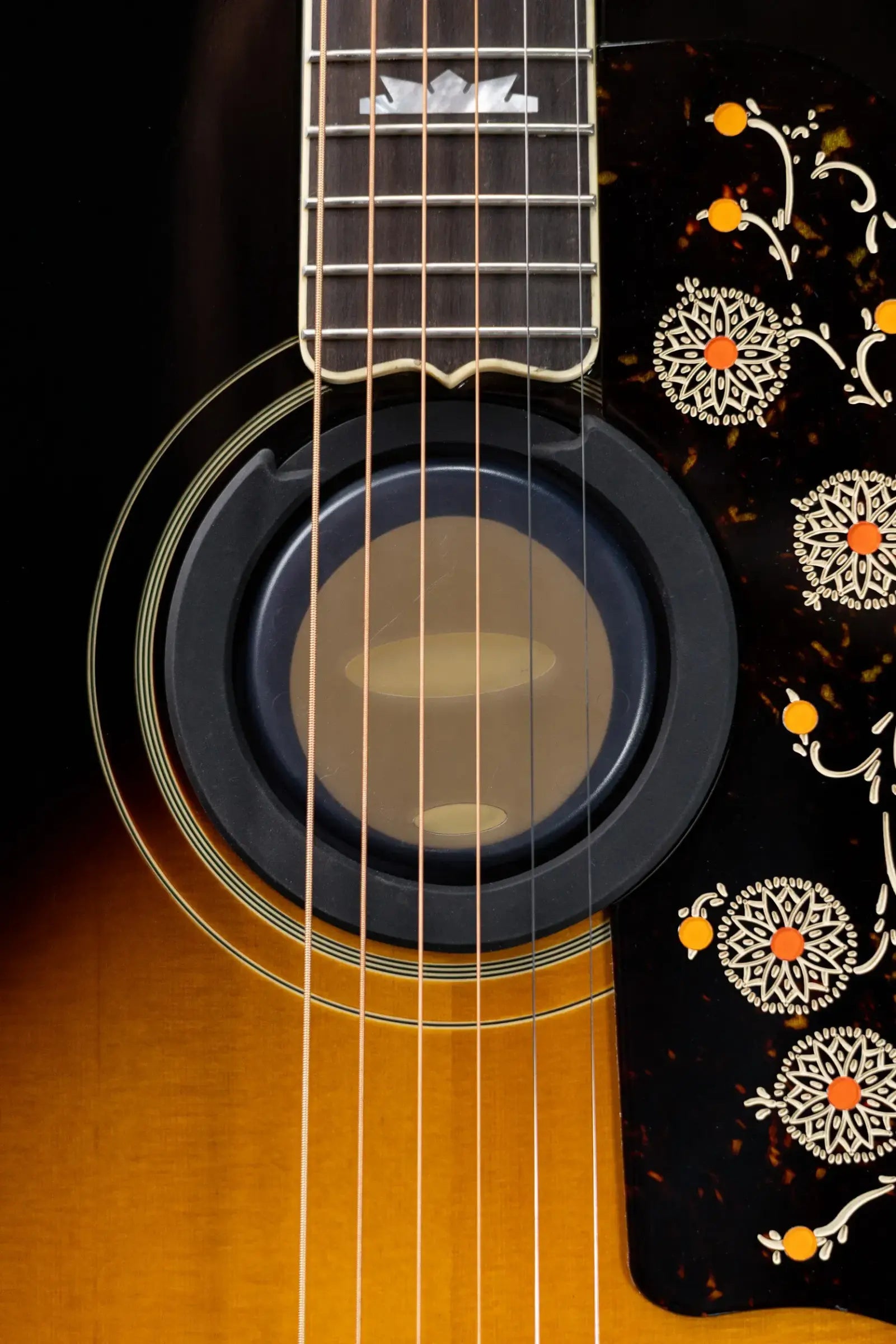 Epiphone 1957 SJ-200 Reissue Acoustic/Electric Guitar - Vintage Sunburst with Hardshell Case