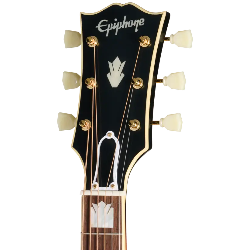 Epiphone 1957 SJ-200 Reissue Jumbo Acoustic/Electric Guitar - Vintage Sunburst with Hardshell Case