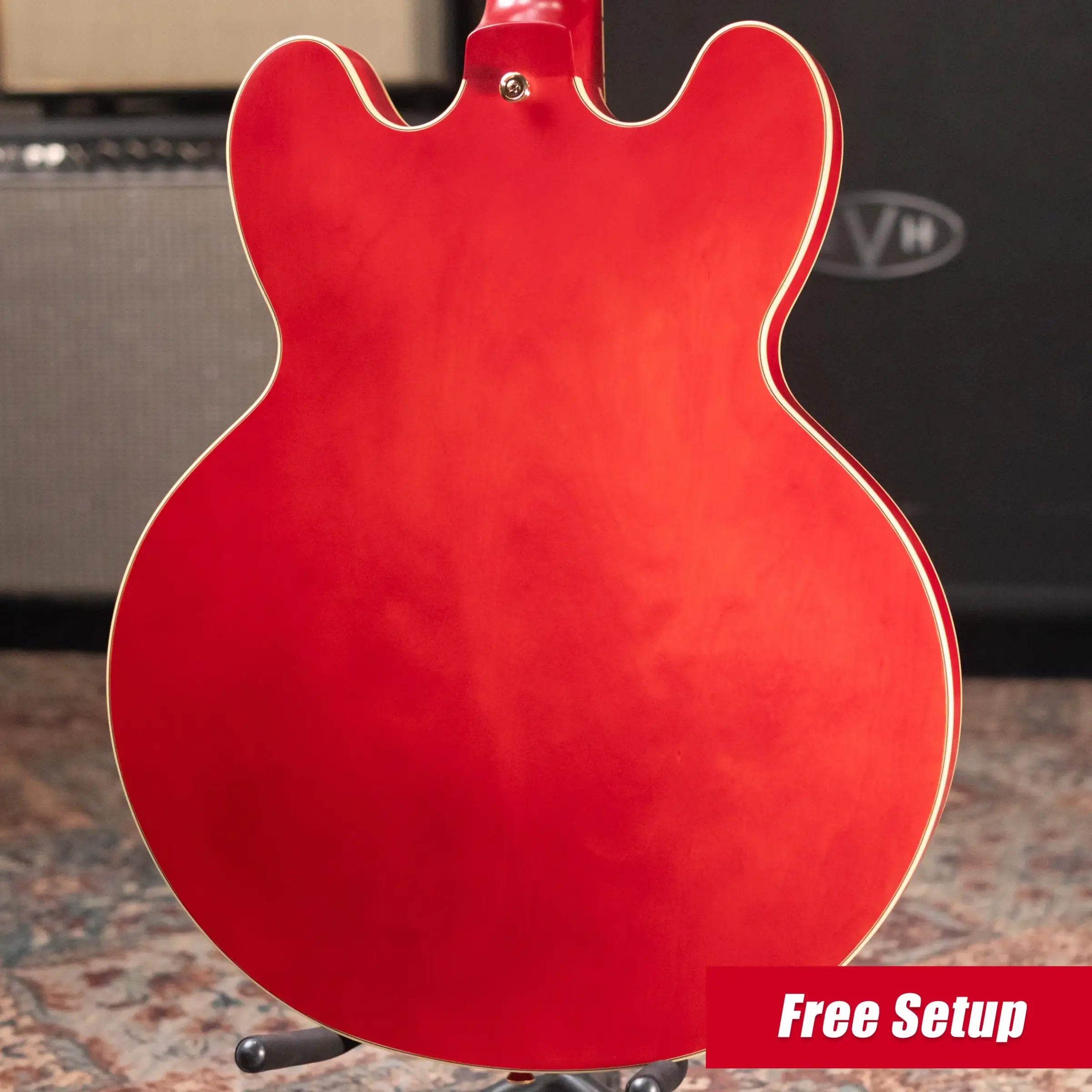 Epiphone 1959 ES-355 Semi-Hollow Electric Guitar - Cherry Red with Hardshell Case