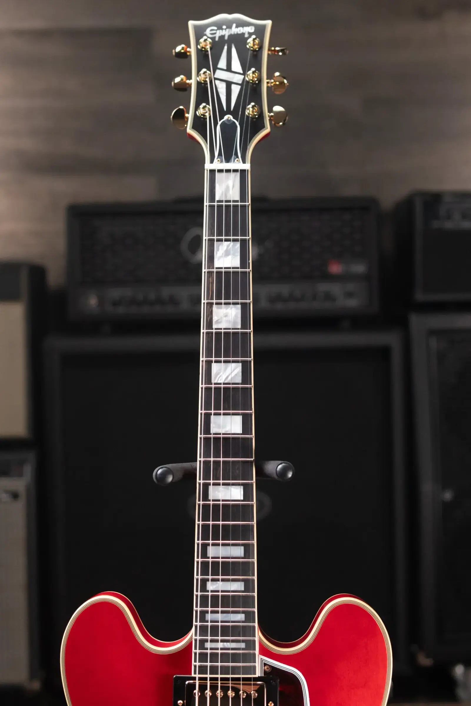 Epiphone 1959 ES-355 Semi-Hollow Electric Guitar - Cherry Red with Hardshell Case