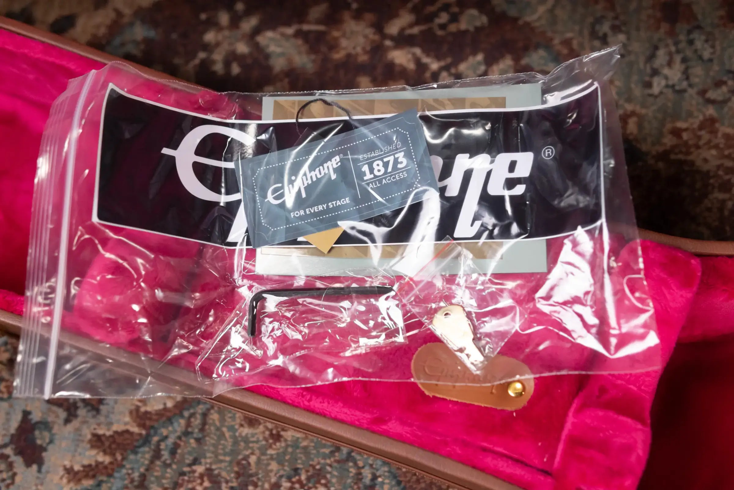 Epiphone 1959 ES-355 Semi-Hollow Electric Guitar - Cherry Red with Hardshell Case