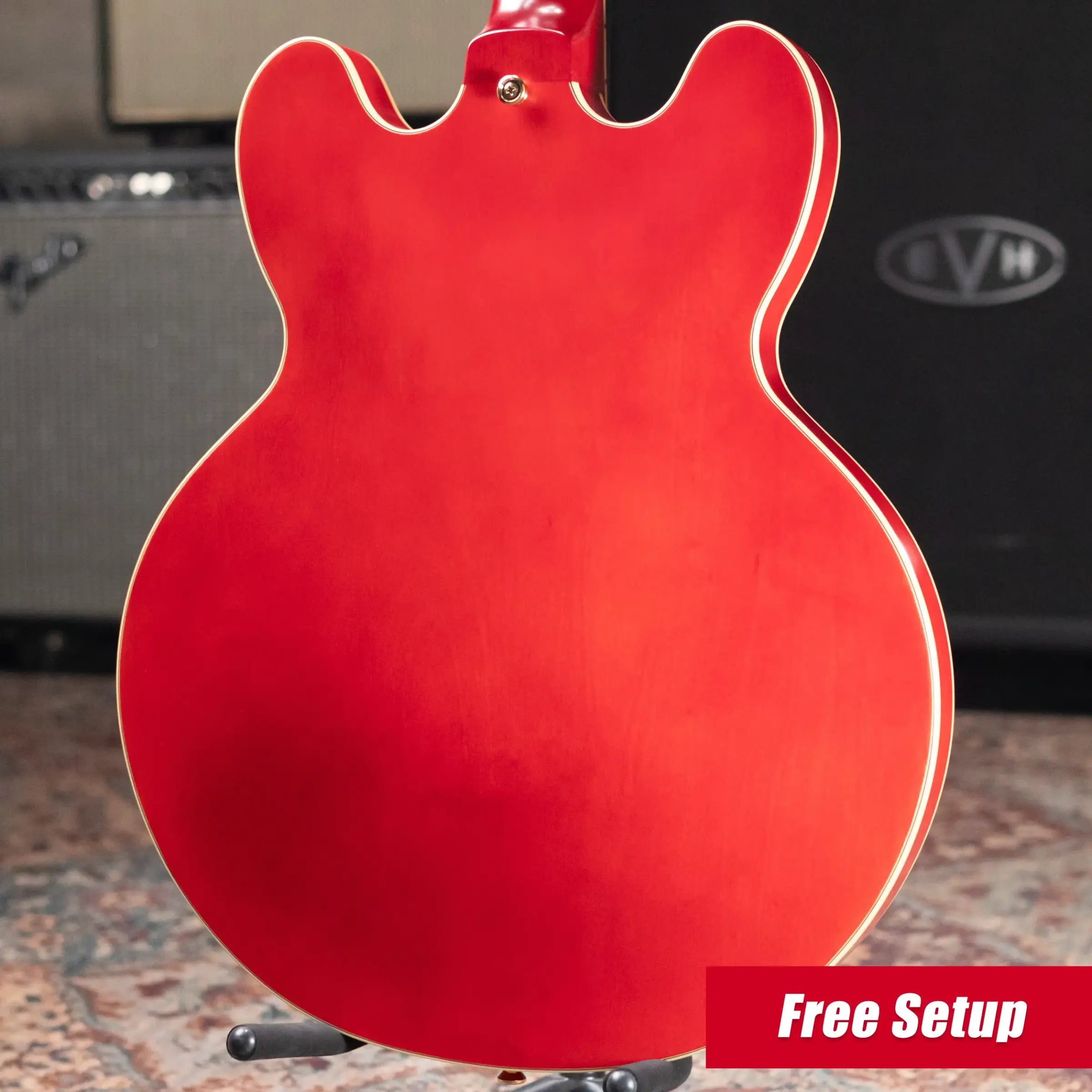 Epiphone 1959 ES-355 Semi-Hollow Electric Guitar - Cherry Red with Hardshell Case