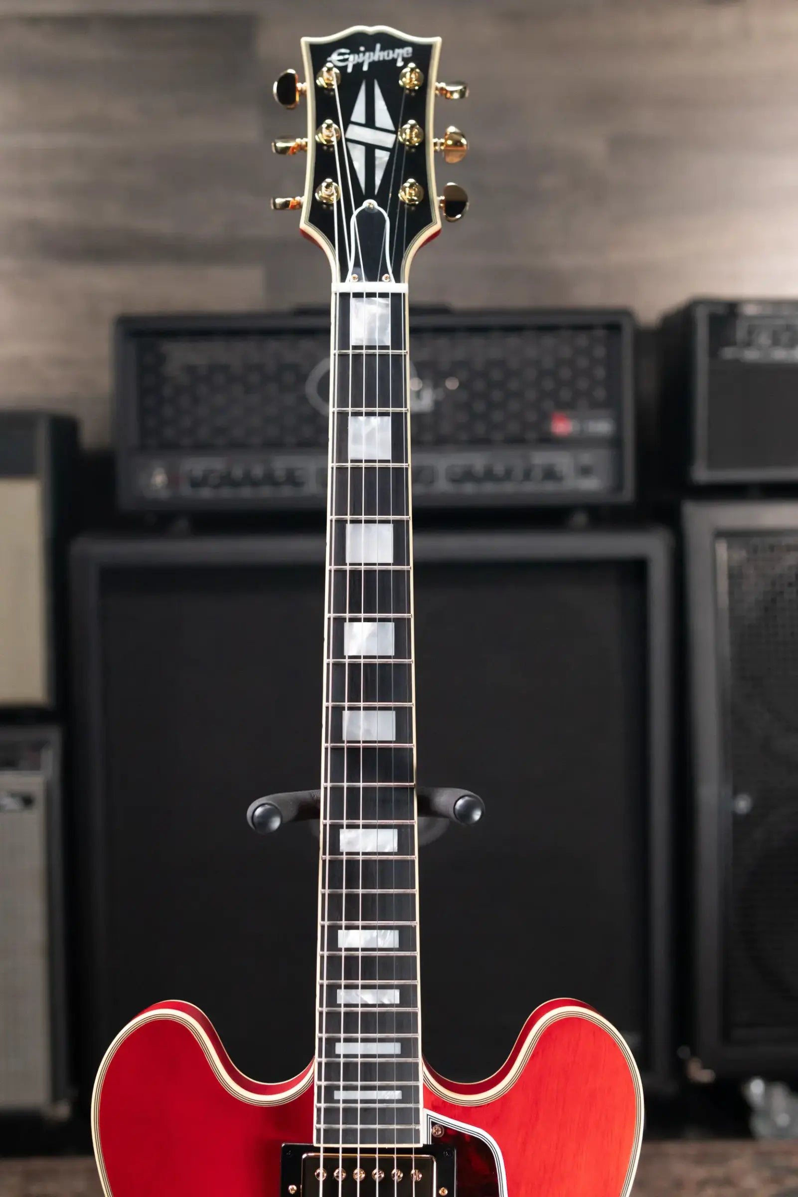 Epiphone 1959 ES-355 Semi-Hollow Electric Guitar - Cherry Red with Hardshell Case