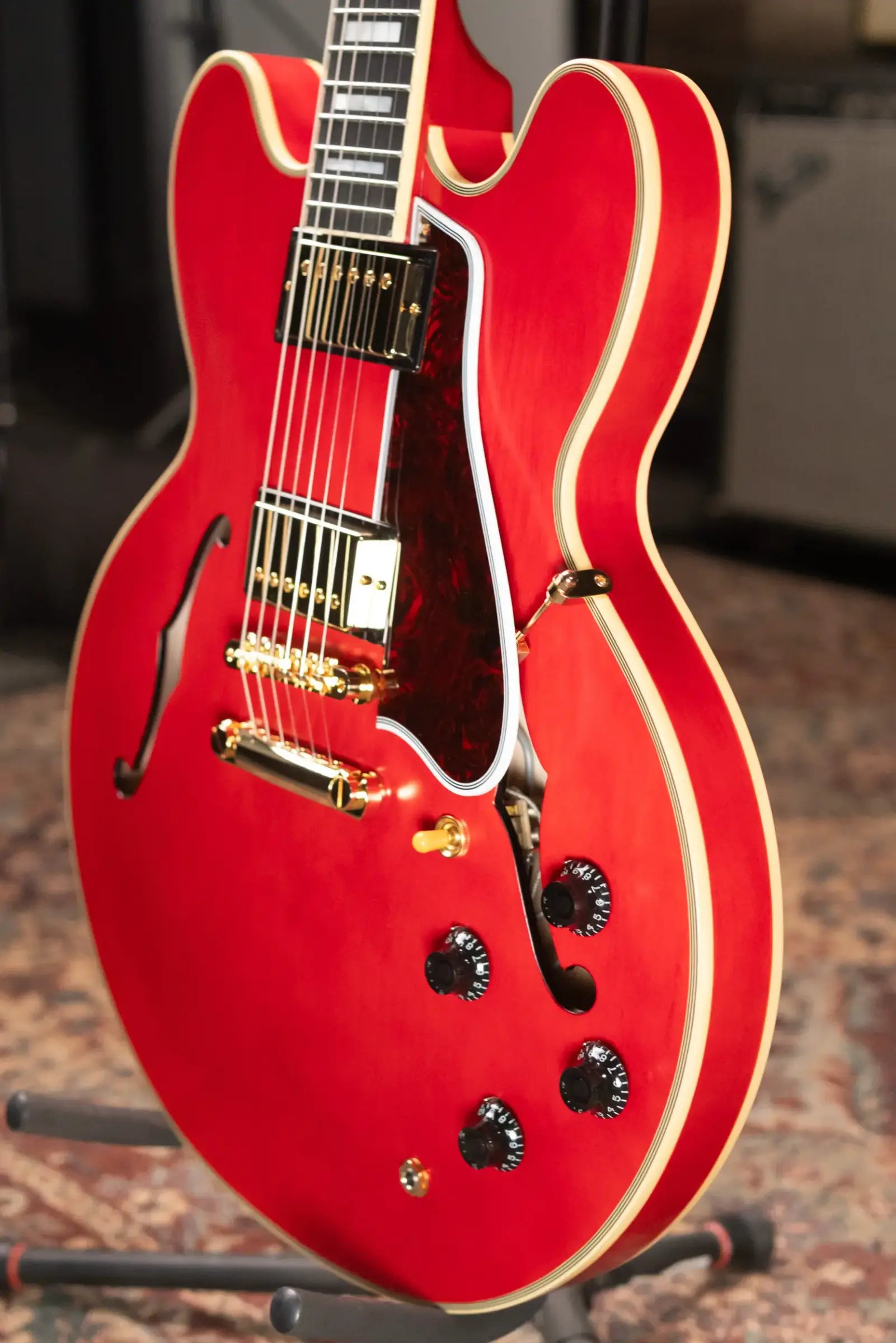 Epiphone 1959 ES-355 Semi-Hollow Electric Guitar - Cherry Red with Hardshell Case - Floor Model Demo