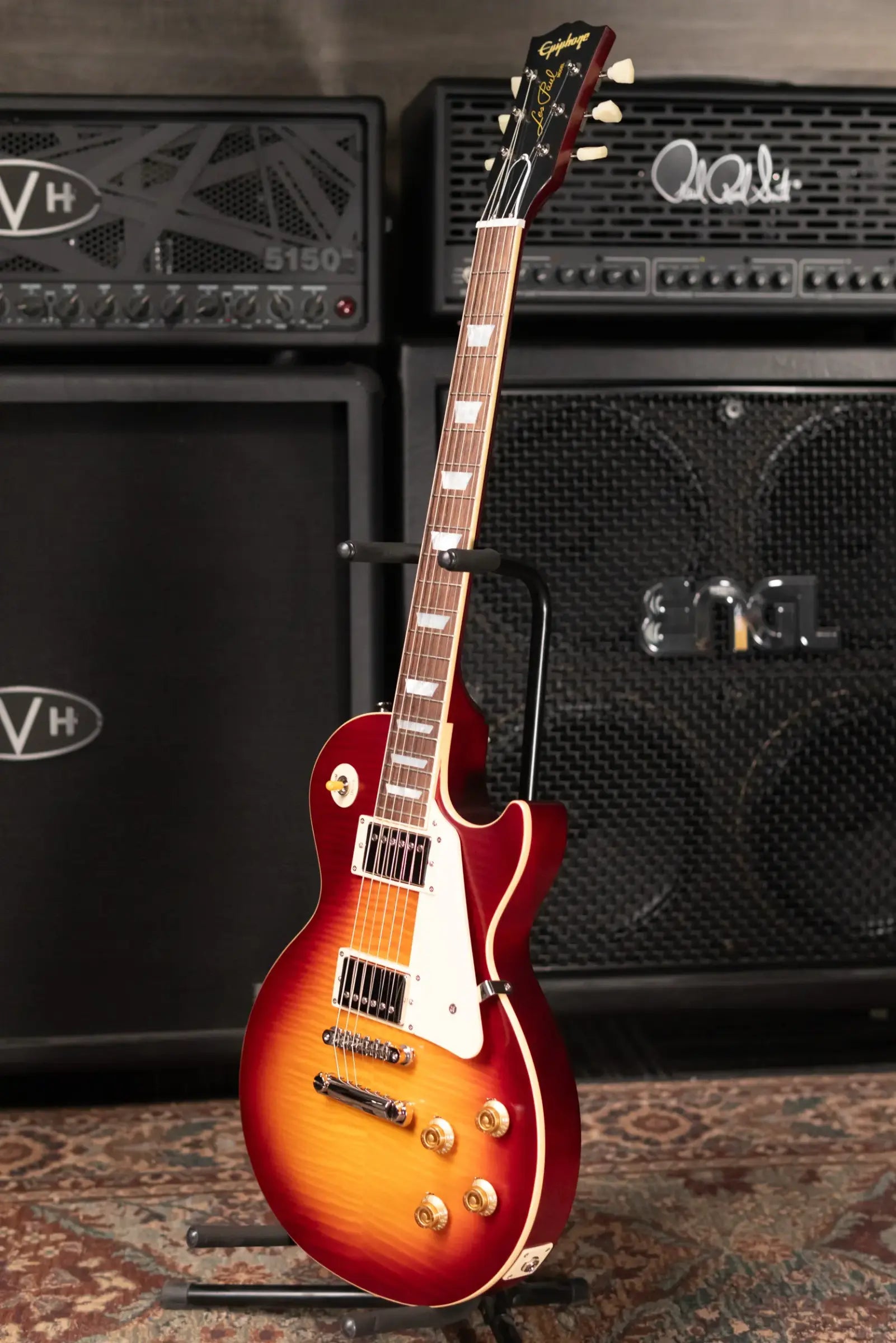Epiphone 1959 Les Paul Standard Electric Guitar - Factory Burst with Hardshell Case