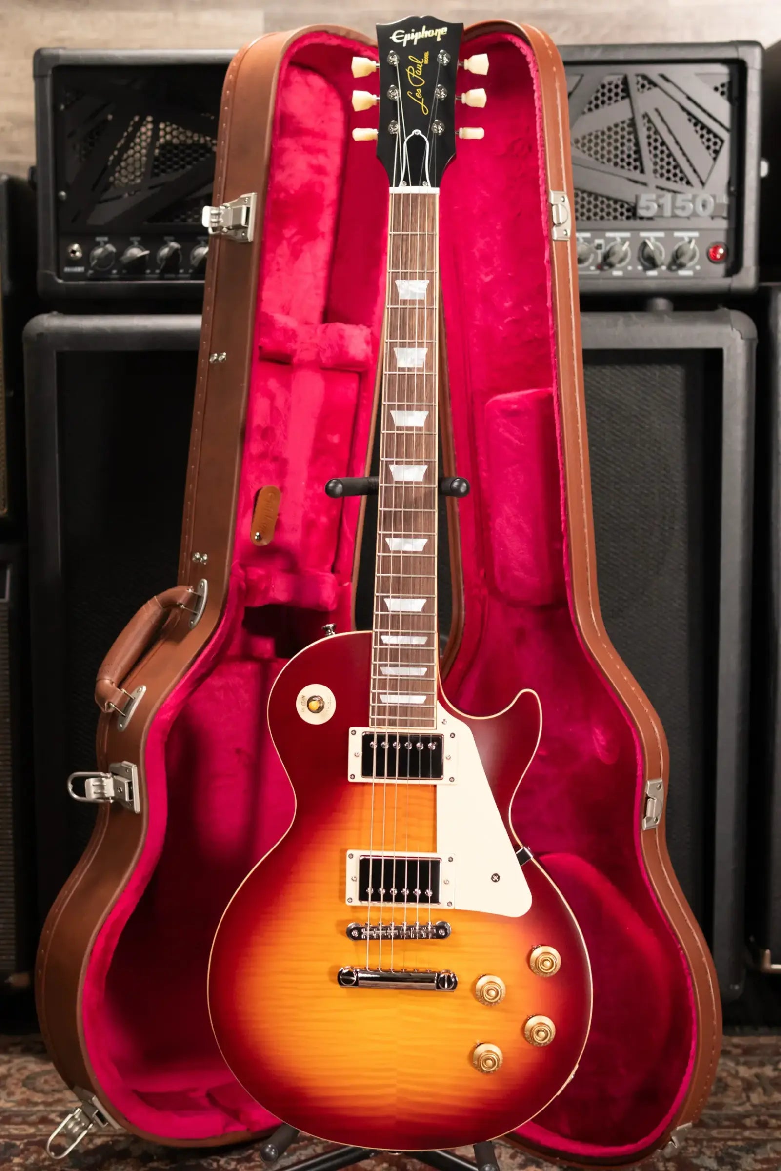 Epiphone 1959 Les Paul Standard Electric Guitar - Factory Burst with Hardshell Case