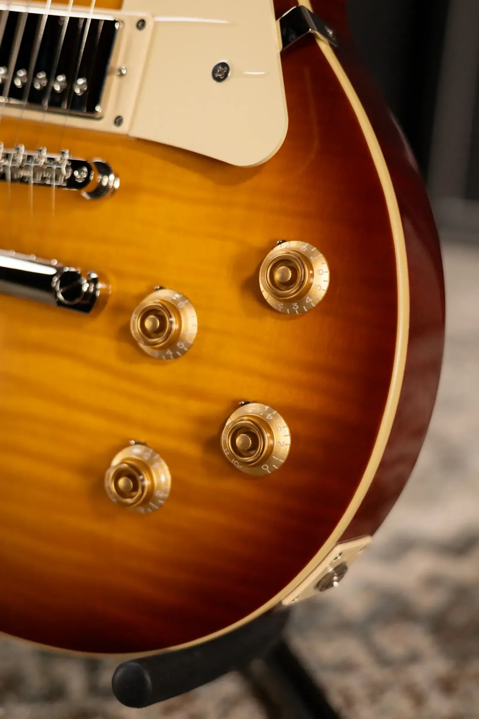 Epiphone 1959 Les Paul Standard Reissue Electric Guitar - Golden Poppy Burst with Hardshell Case
