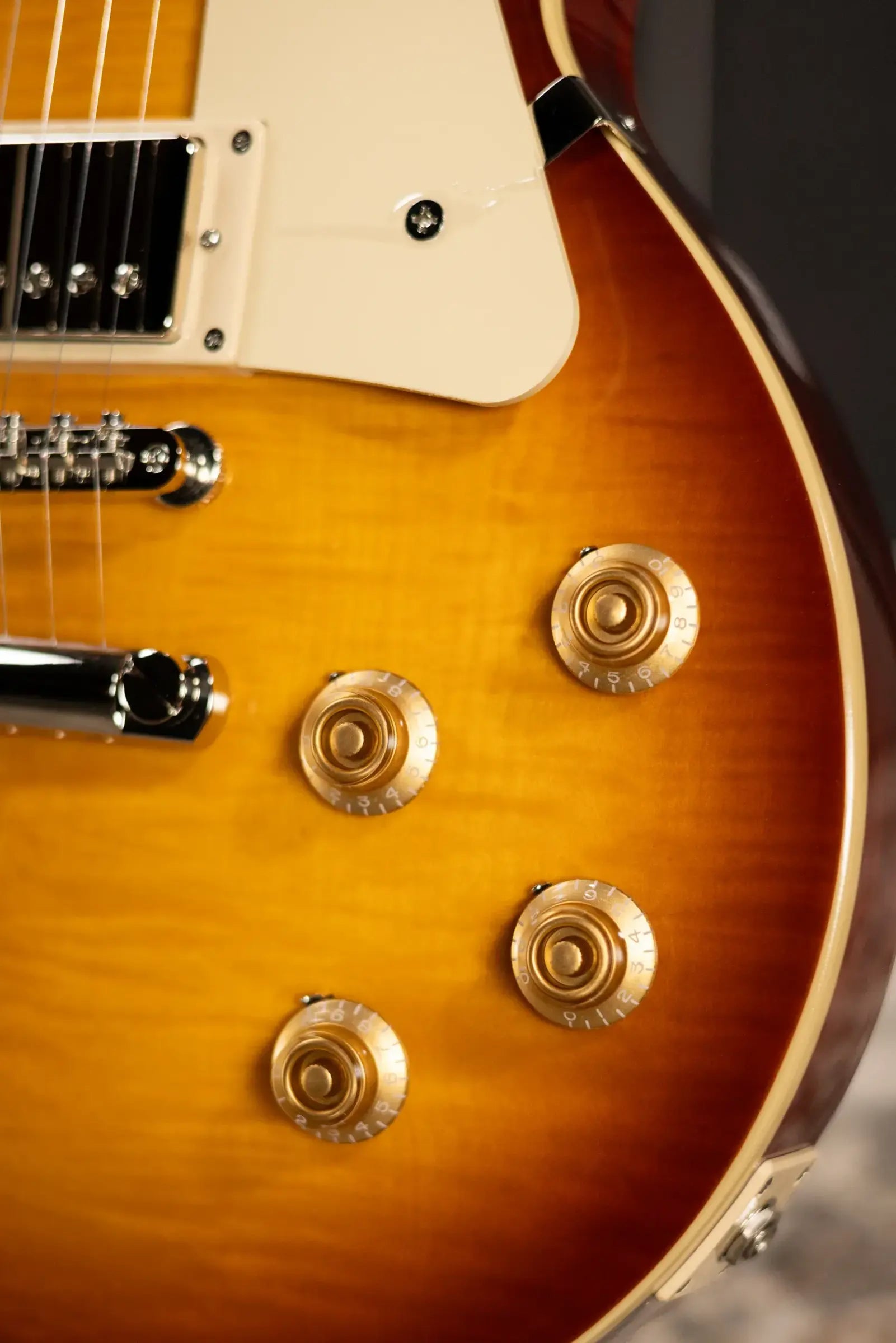 Epiphone 1959 Les Paul Standard Reissue Electric Guitar - Golden Poppy Burst with Hardshell Case