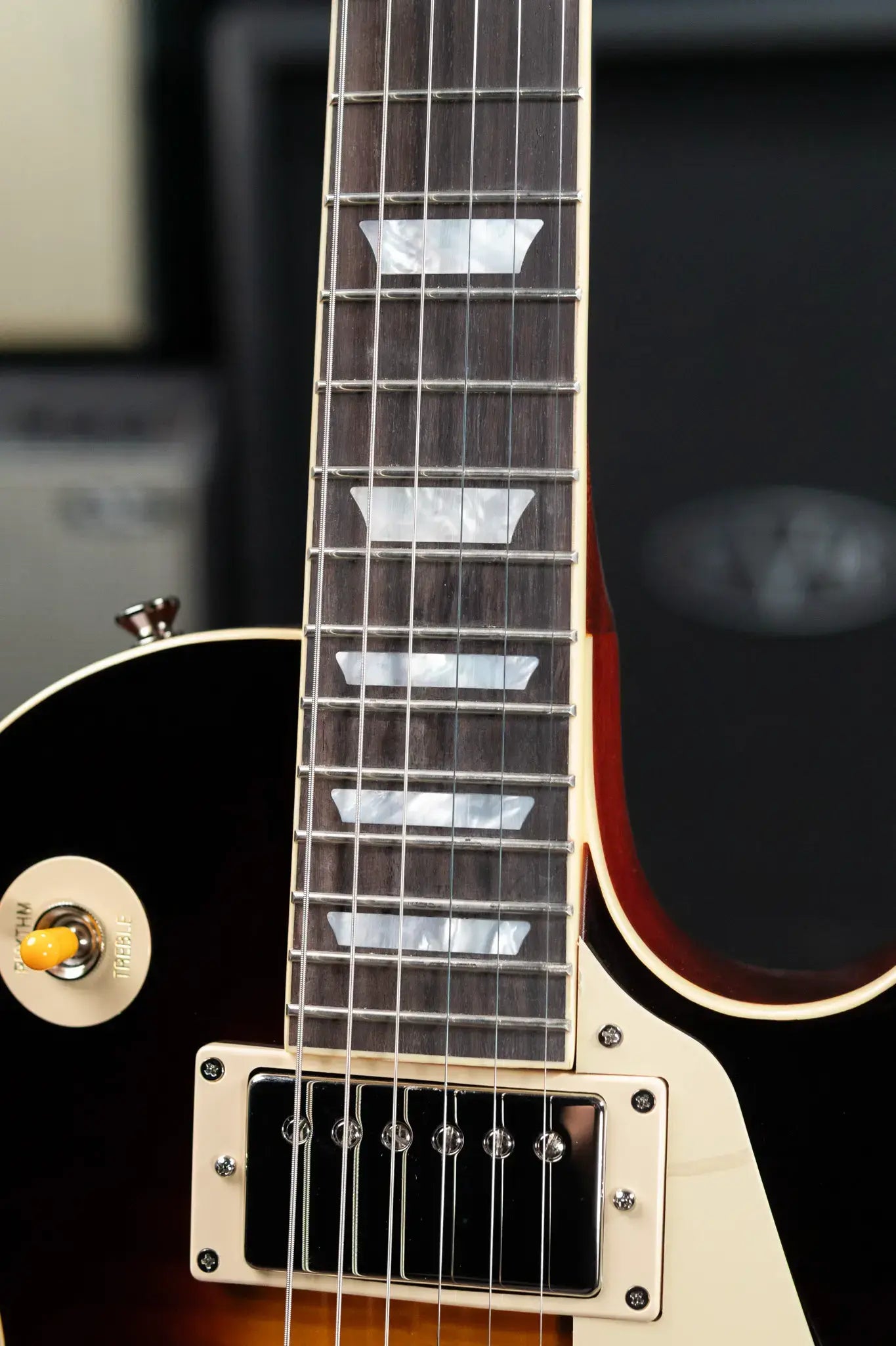 Epiphone 1959 Les Paul Standard Reissue Electric Guitar - Washed Bourbon Burst with Hardshell Case