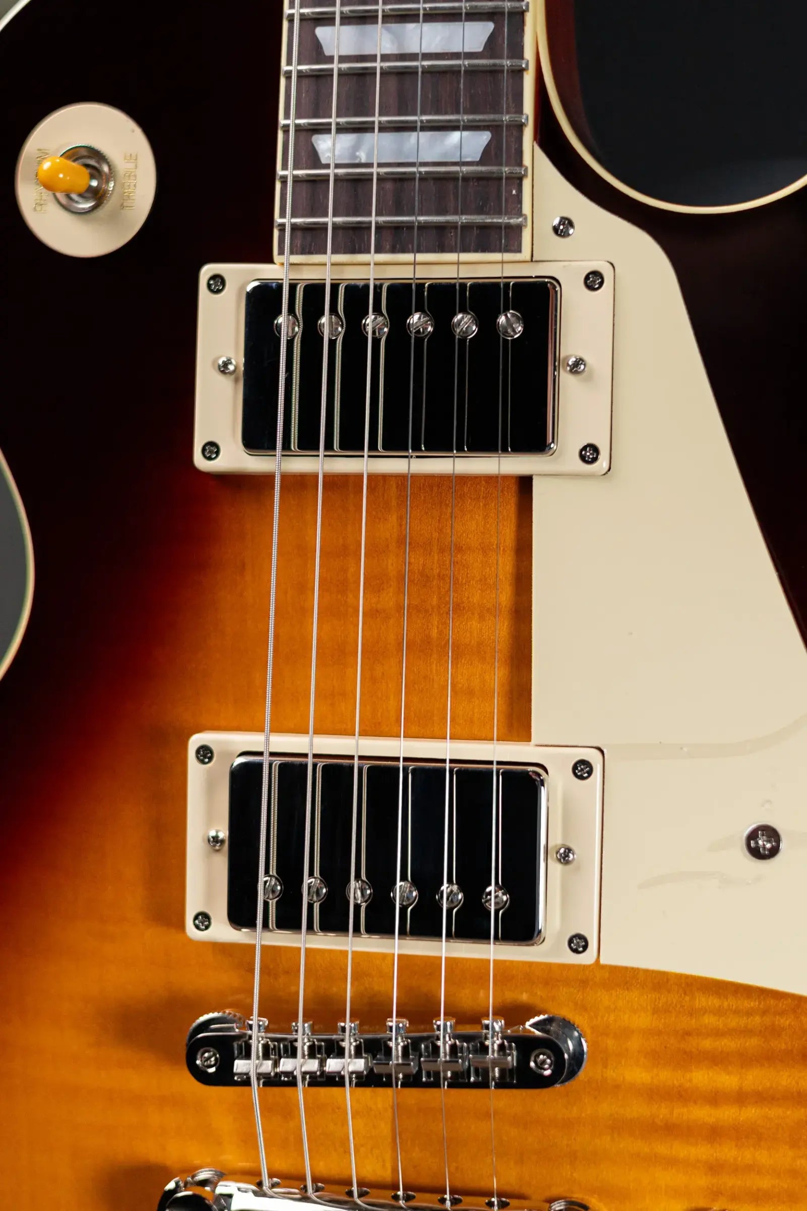 Epiphone 1959 Les Paul Standard Reissue Electric Guitar - Washed Bourbon Burst with Hardshell Case