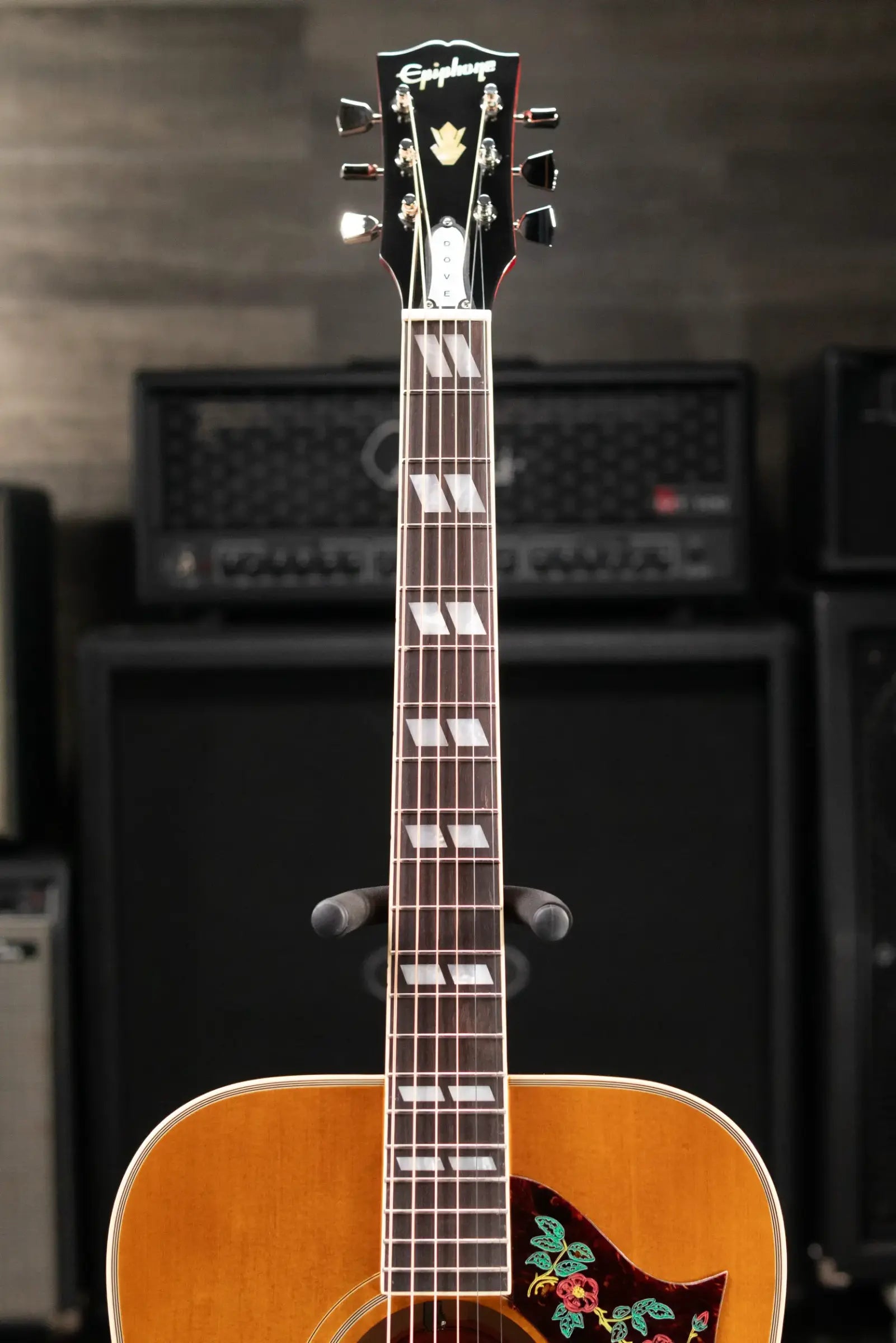 Epiphone 1963 Dove Reissue Acoustic/Electric Guitar with Hardshell Case