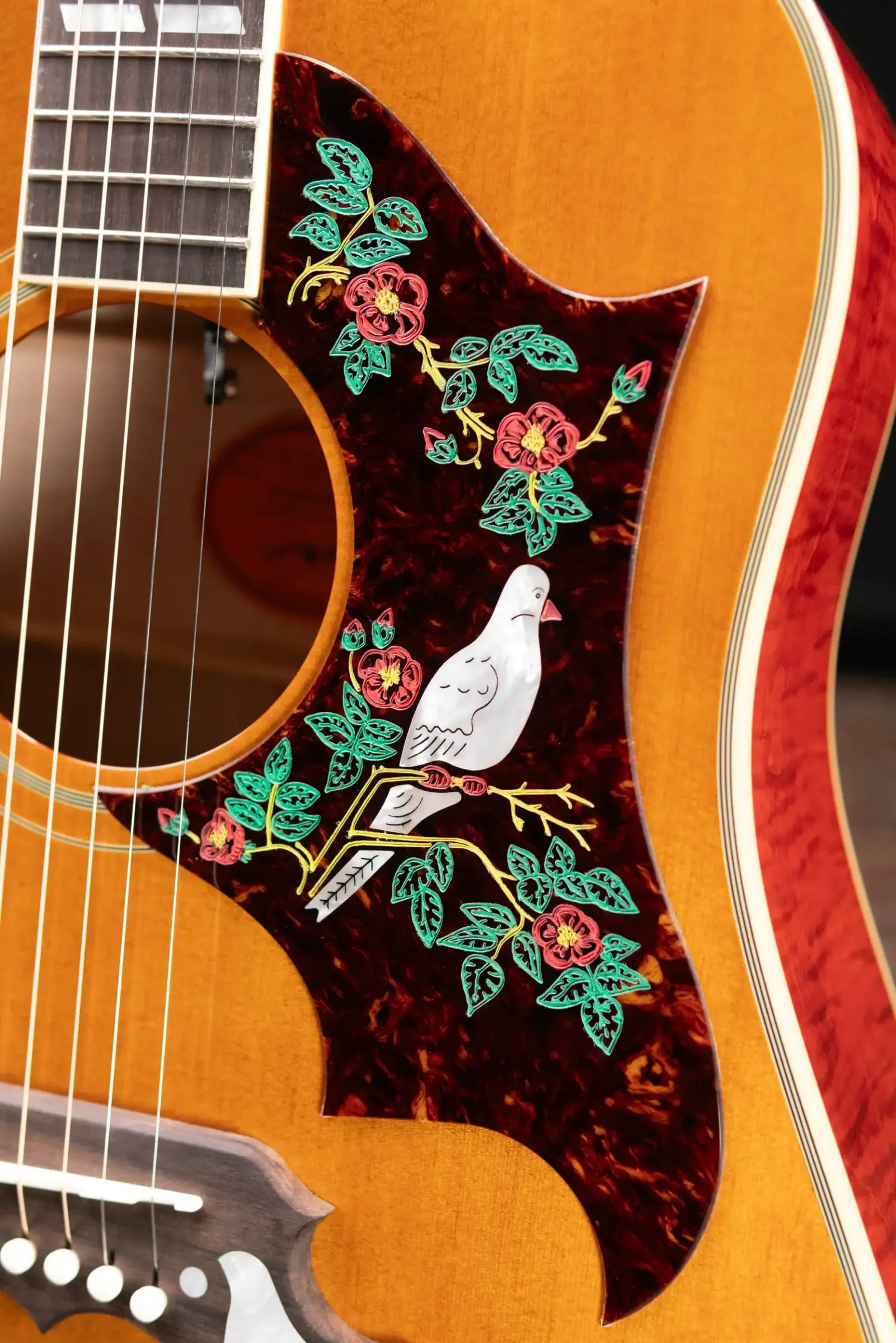 Epiphone 1963 Dove Reissue Acoustic/Electric Guitar with Hardshell Case