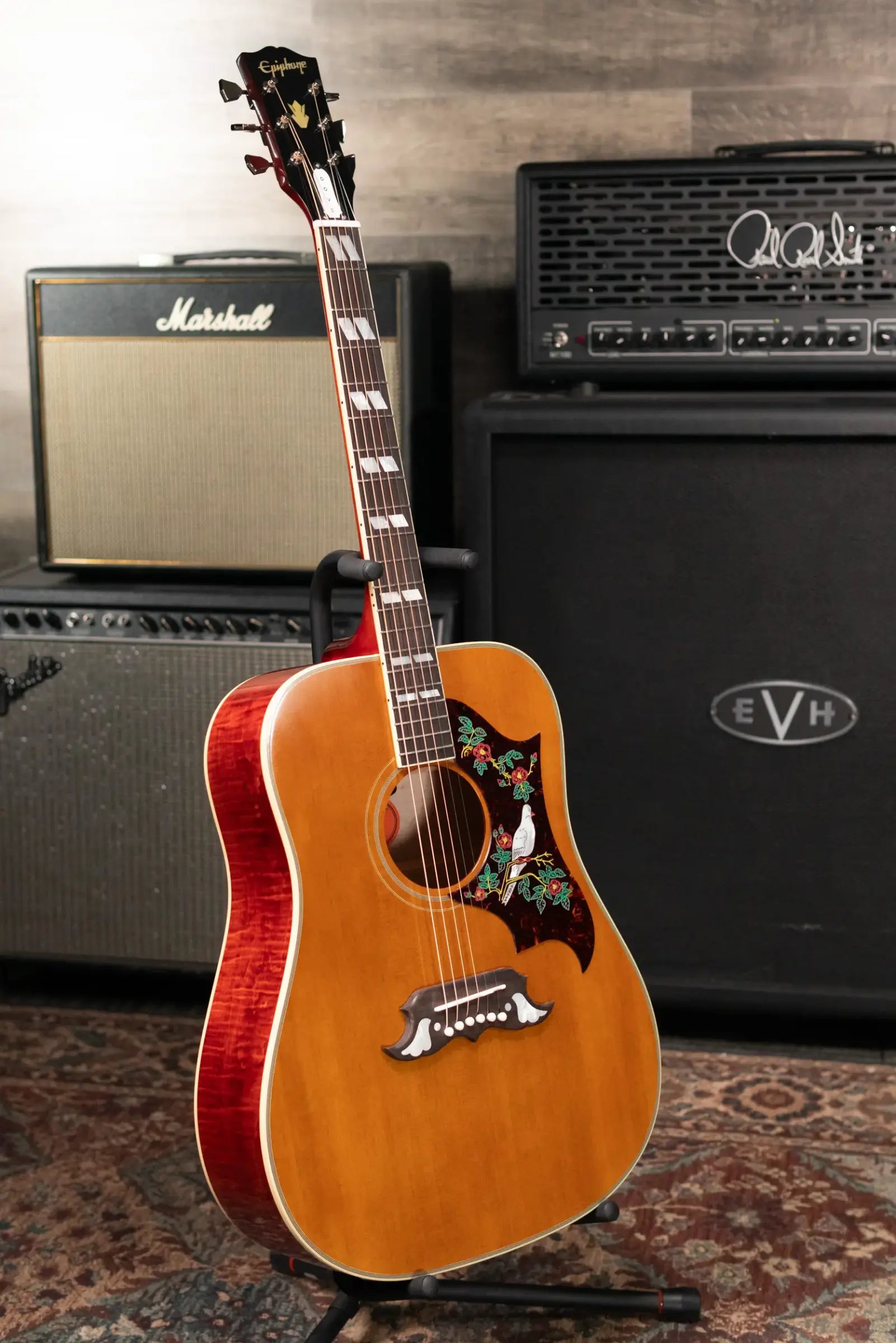 Epiphone 1963 Dove Reissue Acoustic/Electric Guitar with Hardshell Case