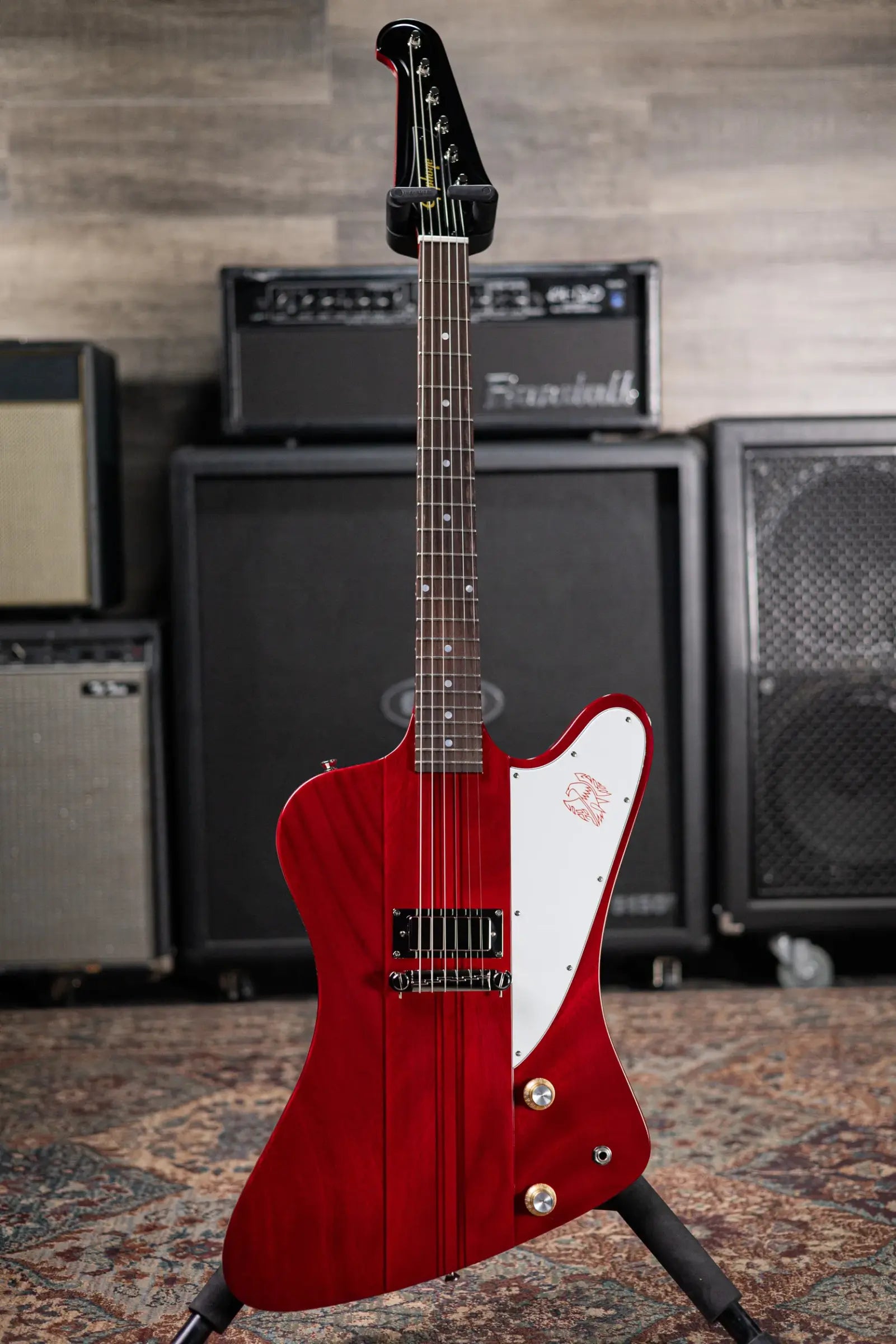 Epiphone 1963 Firebird I Reissue Electric Guitar - Cherry with Hardshell Case