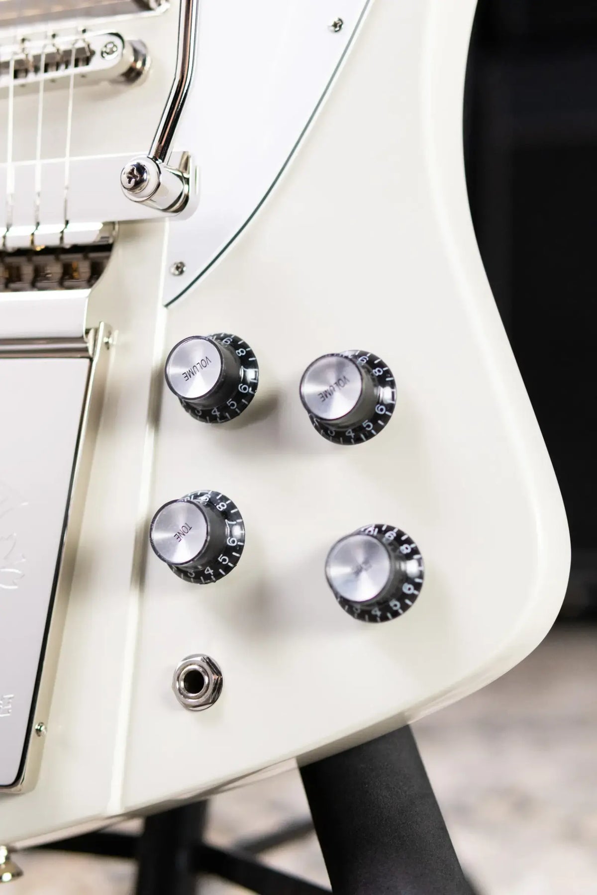 Epiphone 1963 Firebird V Reissue Electric Guitar - Polaris White with Hardshell Case