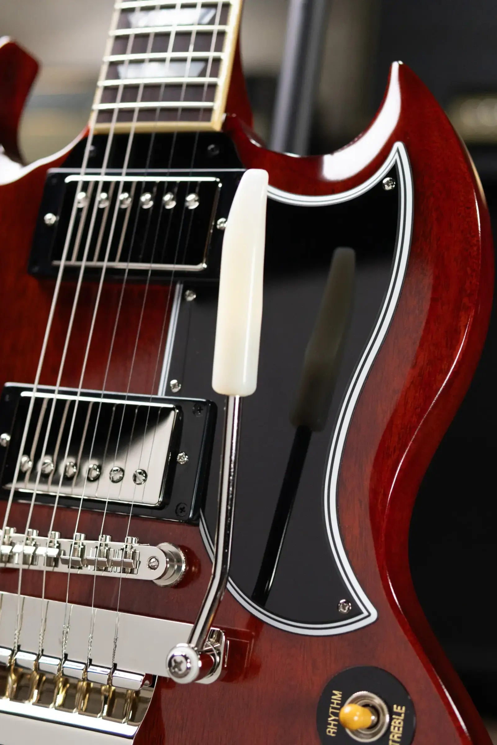 Epiphone 1964 SG Standard with Maestro Vibrola Reissue Electric Guitar - Cherry Red with Hardshell Case - Used