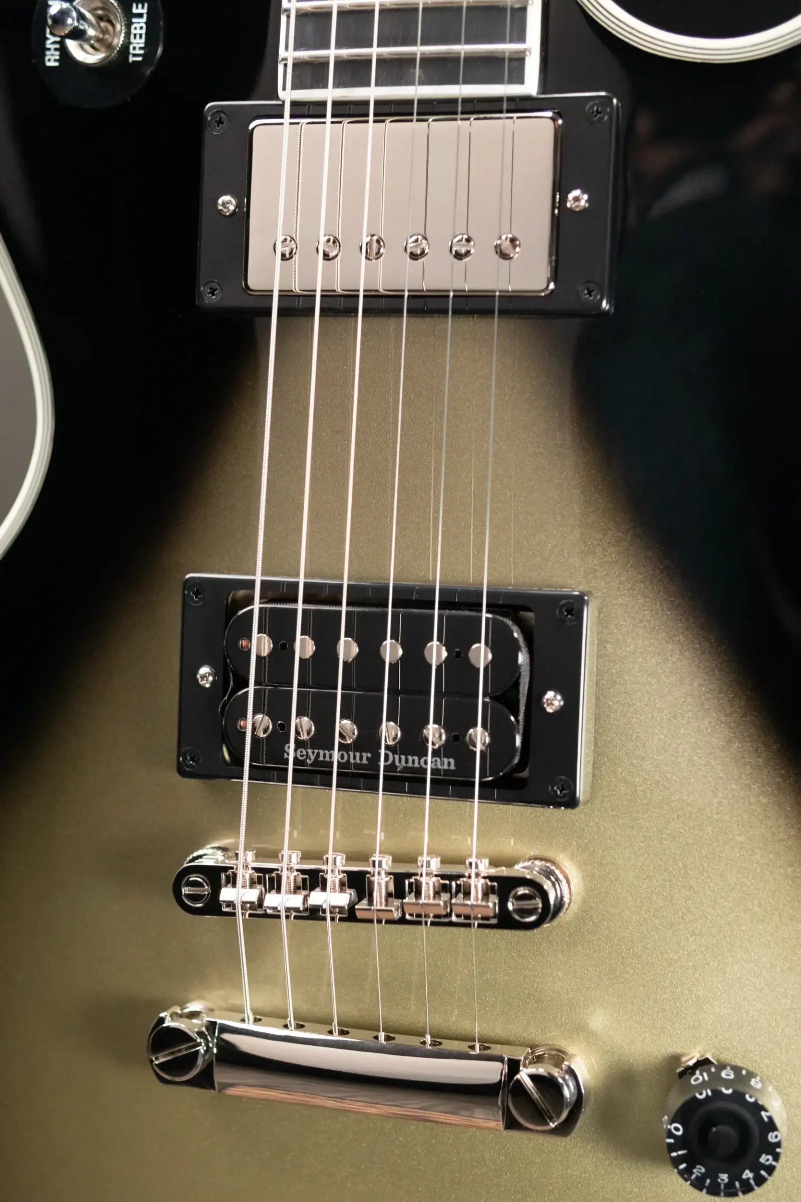 Epiphone Adam Jones 1979 Les Paul Custom Electric Guitar - Antique Silverburst with Hardshell Case