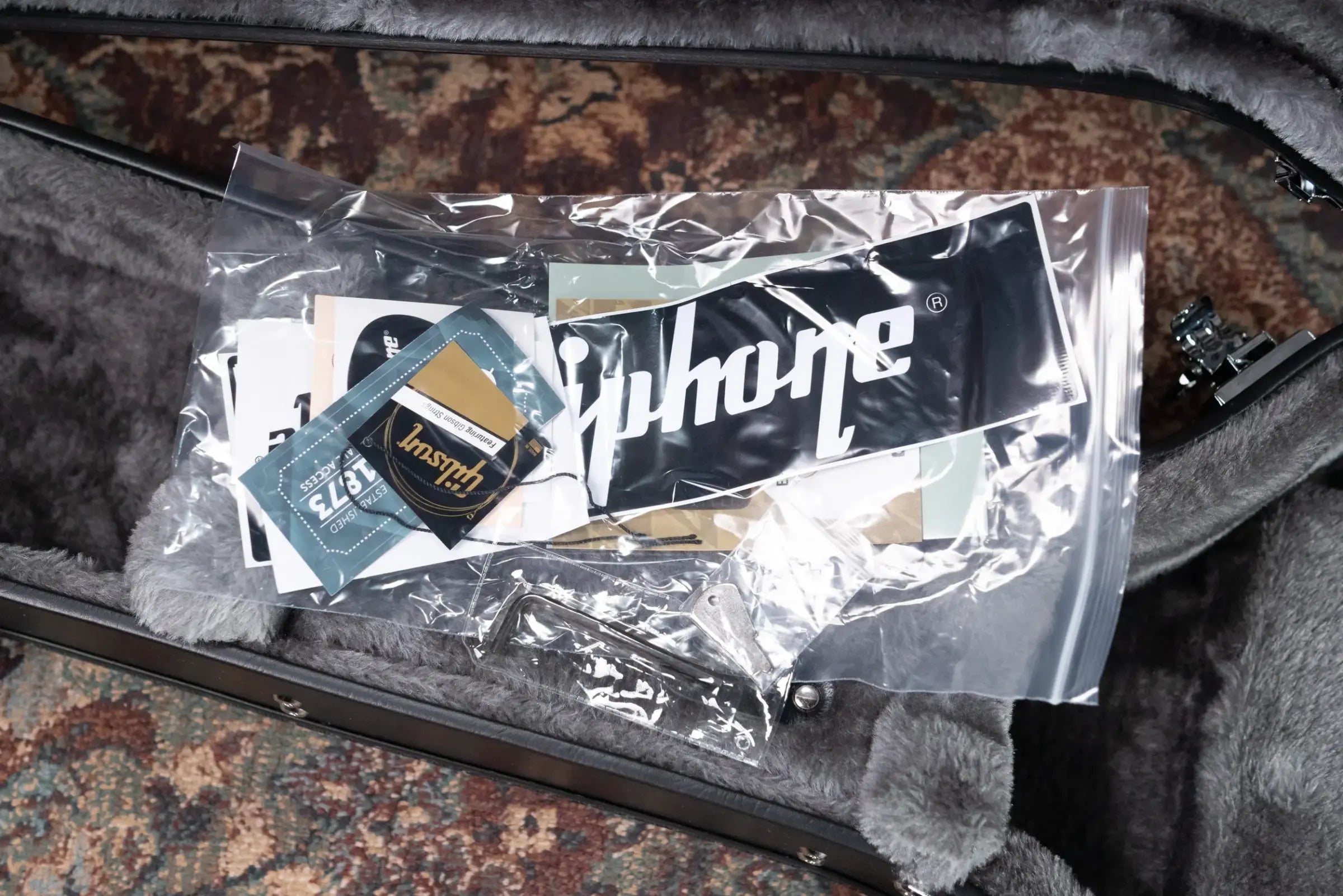 Epiphone Bonehead Signature Riviera Semi-Hollow Electric Guitar - Dark Tobacco Sunburst with Hardshell Case