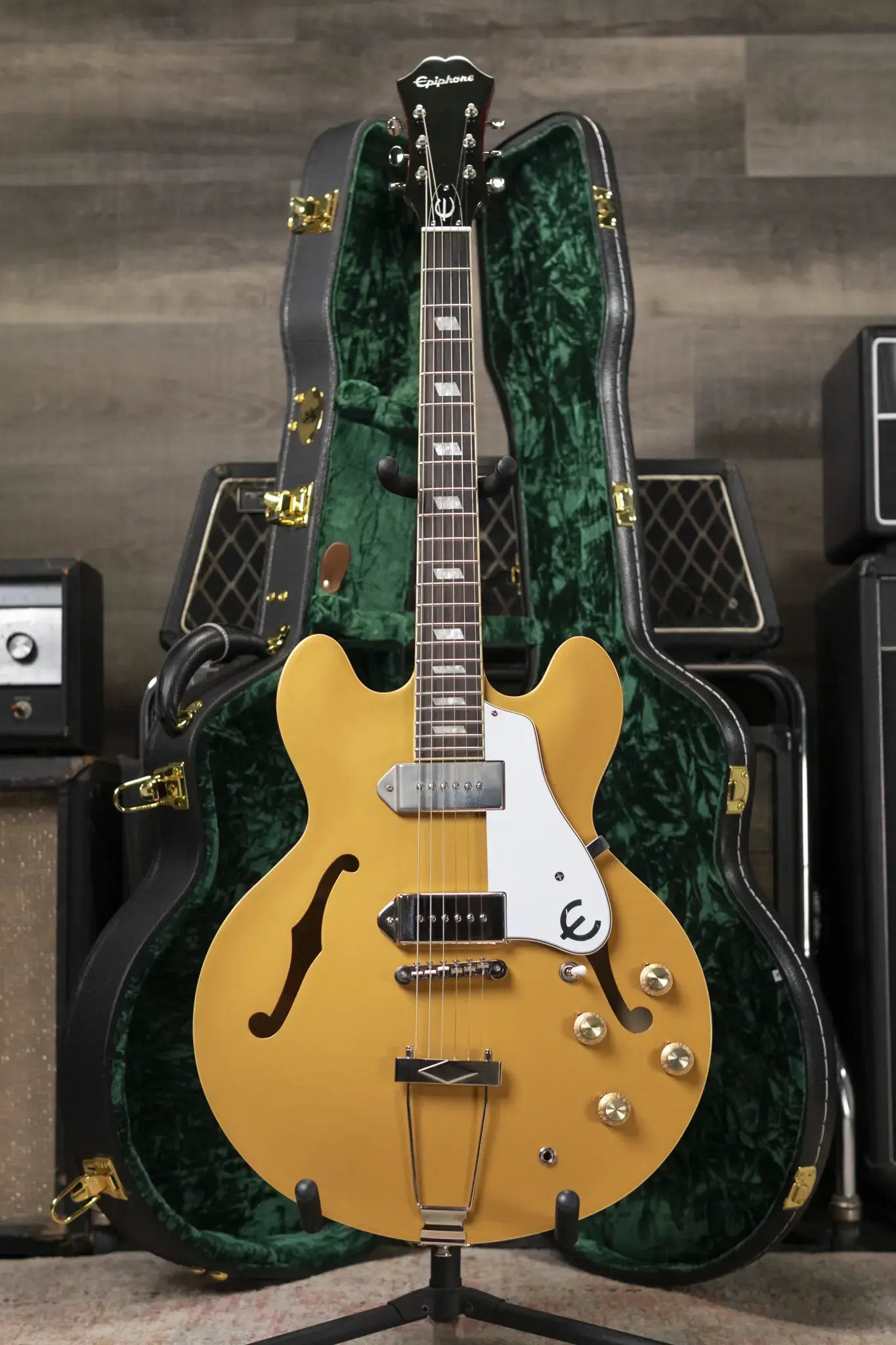 Epiphone Casino MG Metallic Gold with Hardshell Case - Used