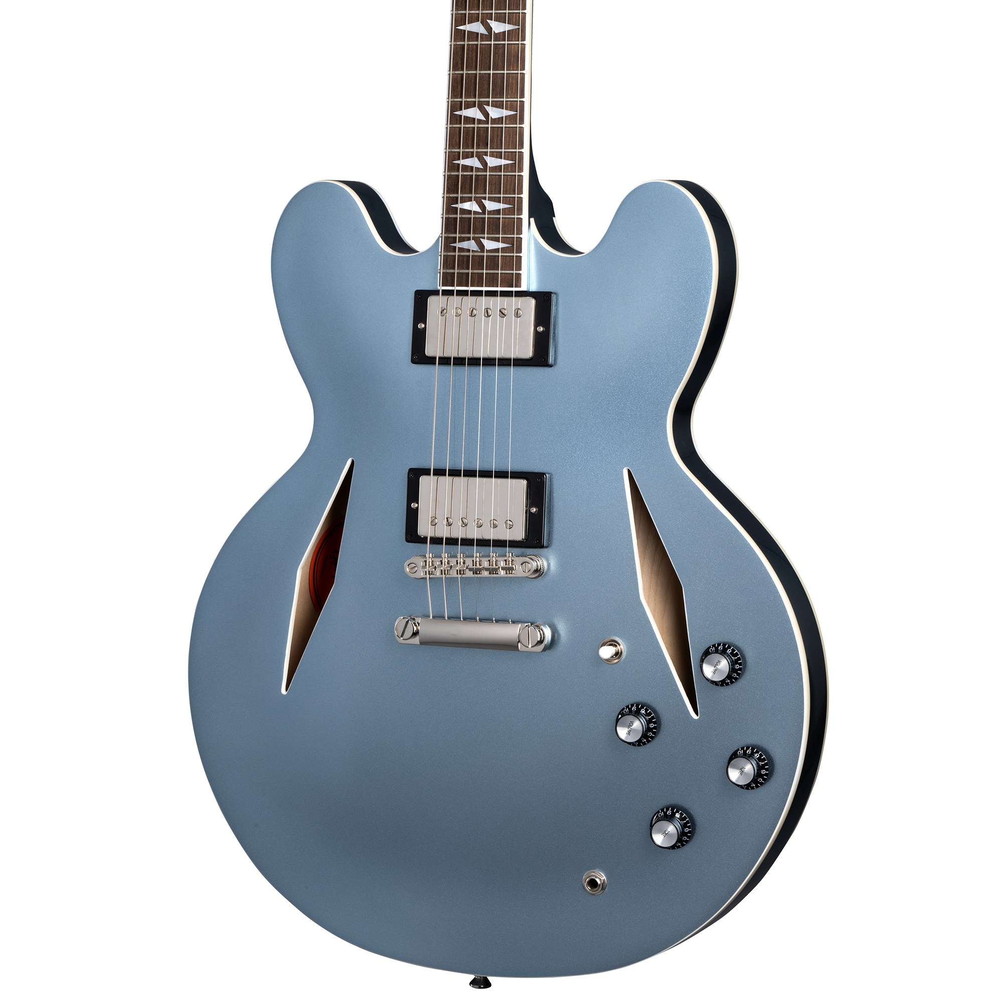 Epiphone Dave Grohl DG-335 Semi-Hollow - Pelham Blue with Hardshell Case