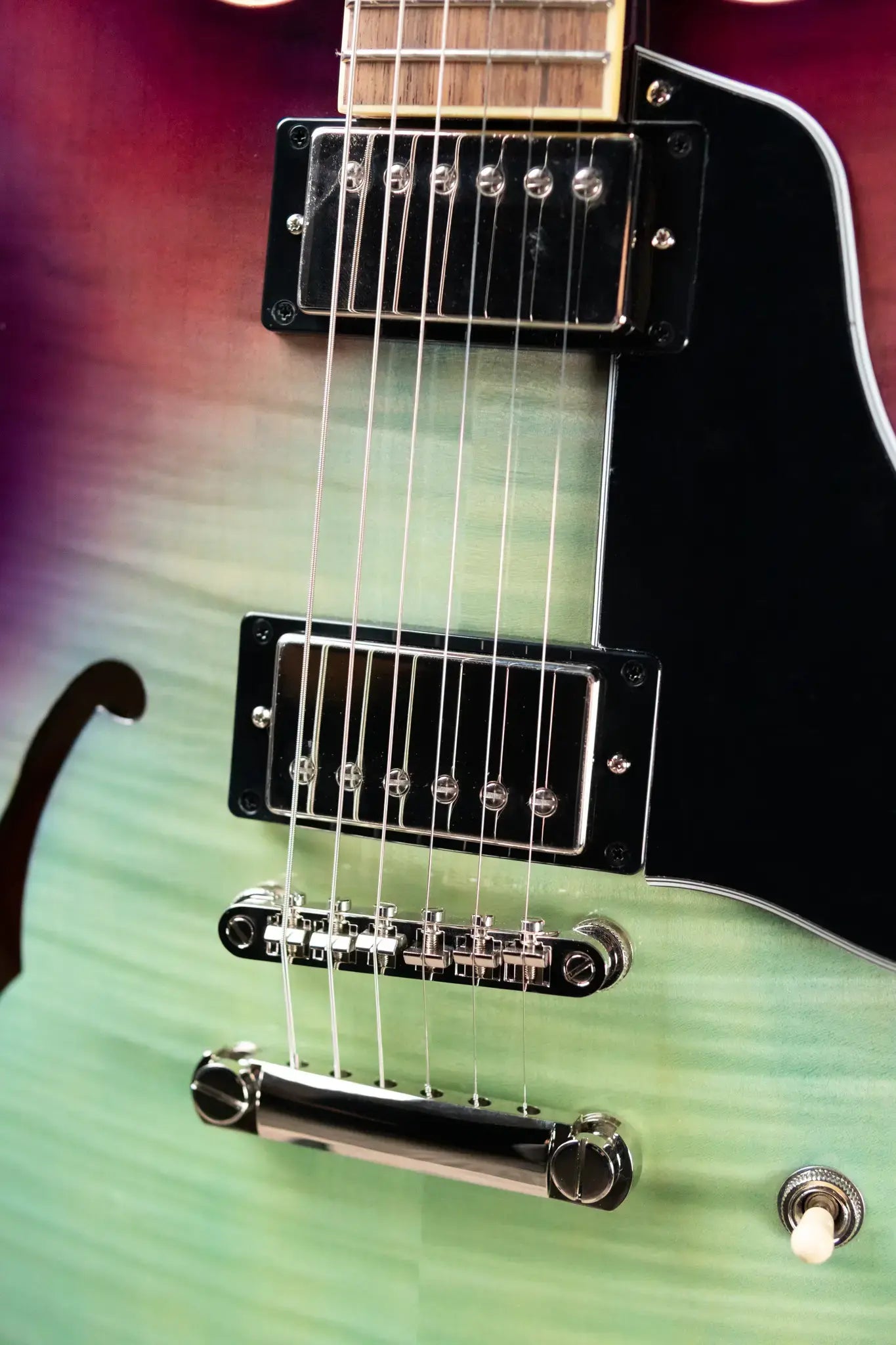 Epiphone ES-335 Figured Semi-Hollow Electric Guitar - Blueberry Burst