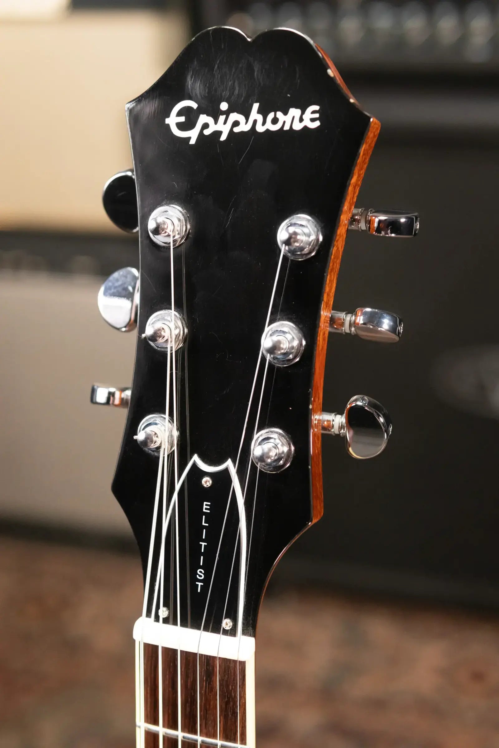 Epiphone Elitist 1965 Casino Hollow-Body Electric Guitar - Vintage Sunburst with Hardshell Case - Used