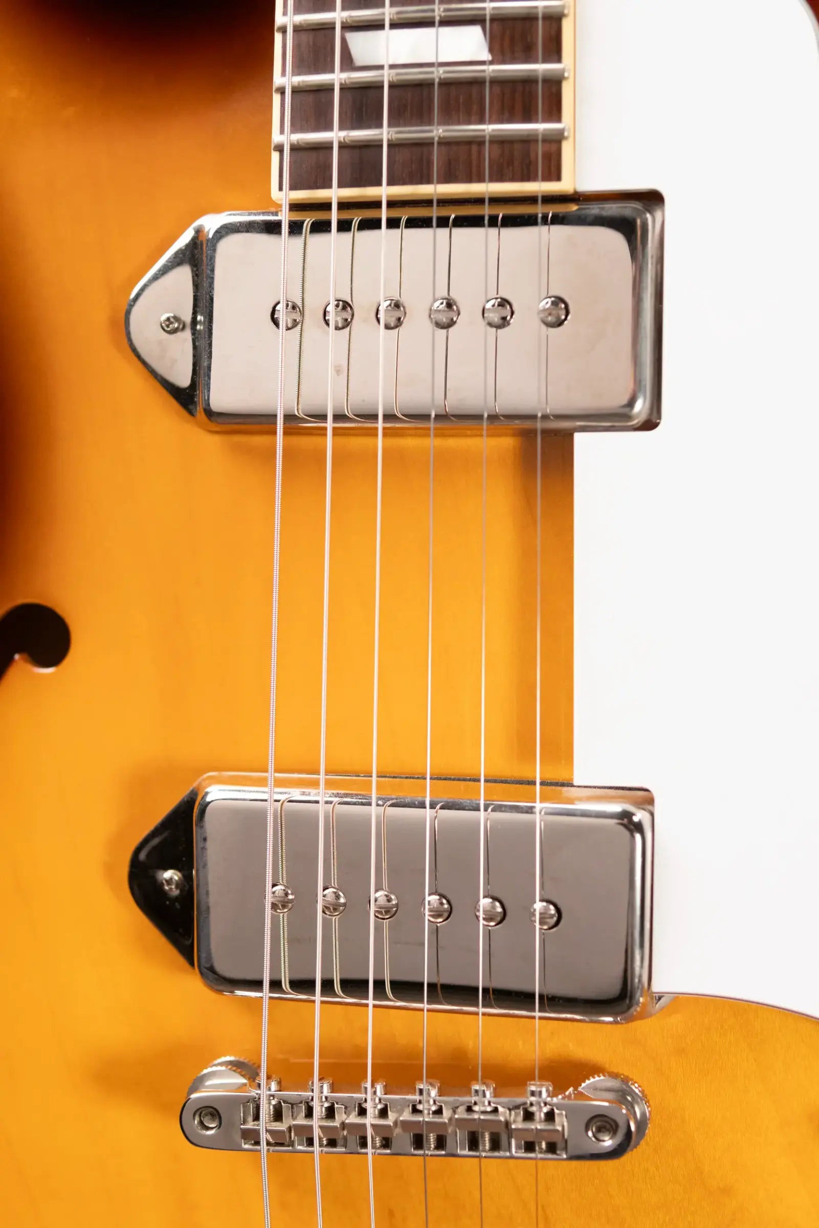 Epiphone Elitist 1965 Casino Hollow-Body Electric Guitar - Vintage Sunburst with Hardshell Case - Used