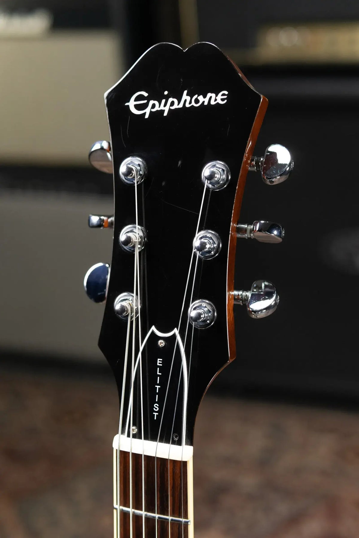 Epiphone Elitist 1965 Casino Hollow Body Electric Guitar - Vintage Sunburst with Hardshell Case - Used