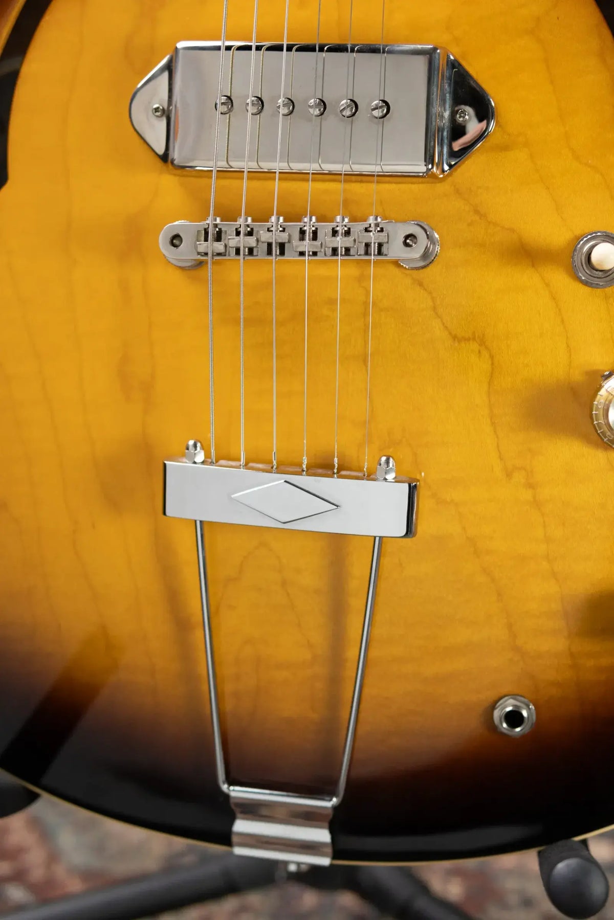 Epiphone Elitist 1965 Casino Hollow Body Electric Guitar - Vintage Sunburst with Hardshell Case - Used