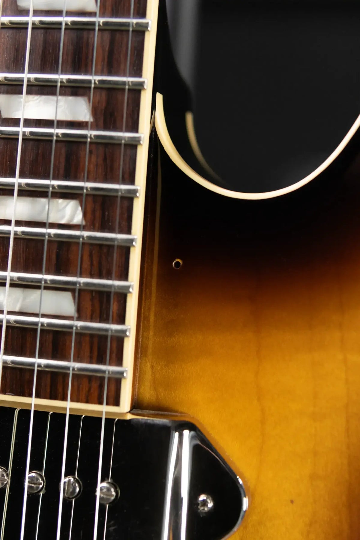 Epiphone Elitist 1965 Casino Hollow Body Electric Guitar - Vintage Sunburst with Hardshell Case - Used
