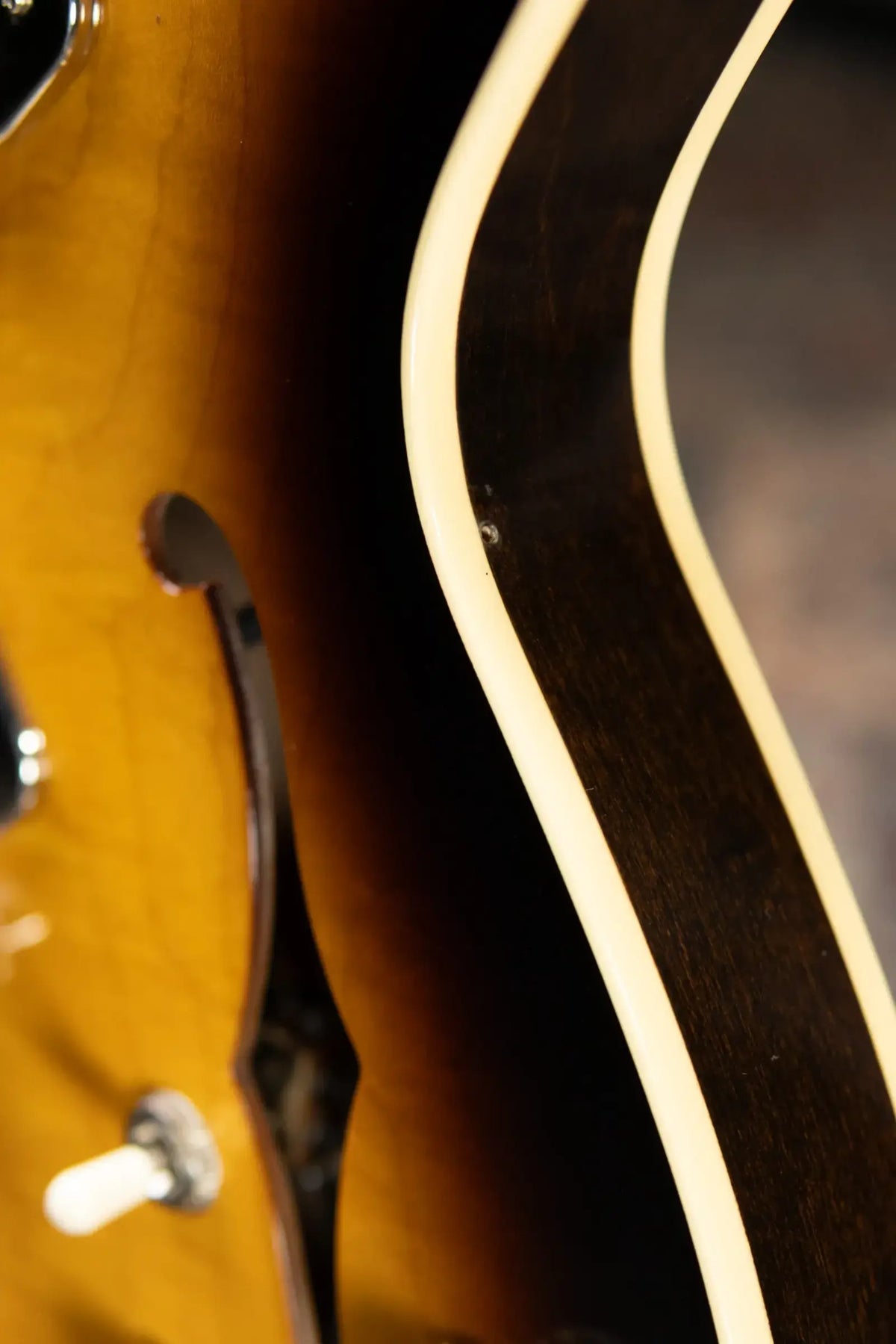 Epiphone Elitist 1965 Casino Hollow Body Electric Guitar - Vintage Sunburst with Hardshell Case - Used