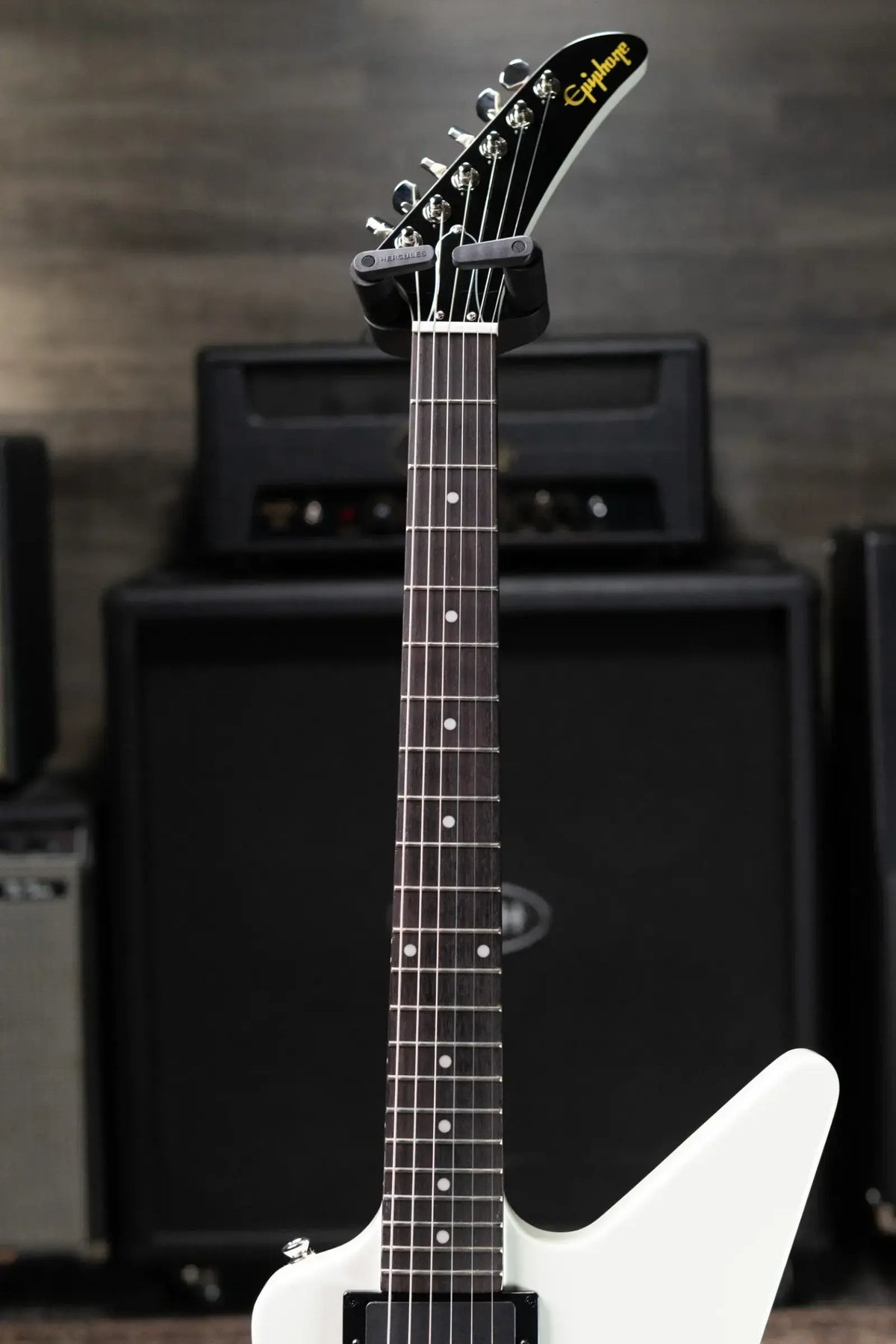 Epiphone Explorer '80s EMG Electric Guitar - Classic White