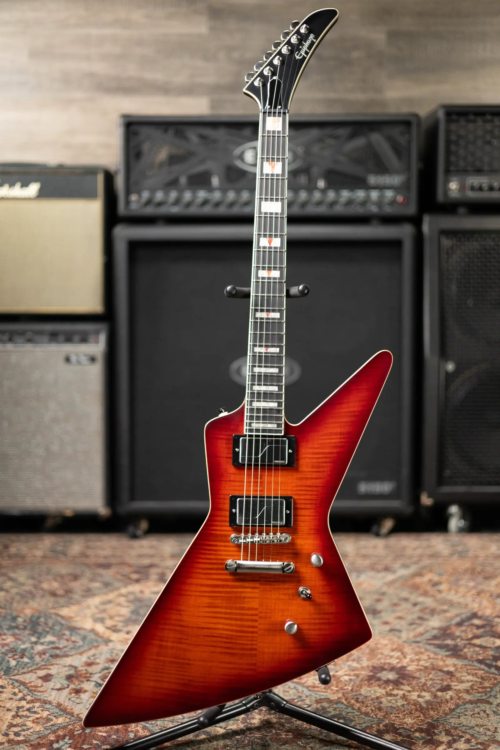 Epiphone Extura Prophecy Electric Guitar - Aged Bengal Tiger Burst with Gig Bag