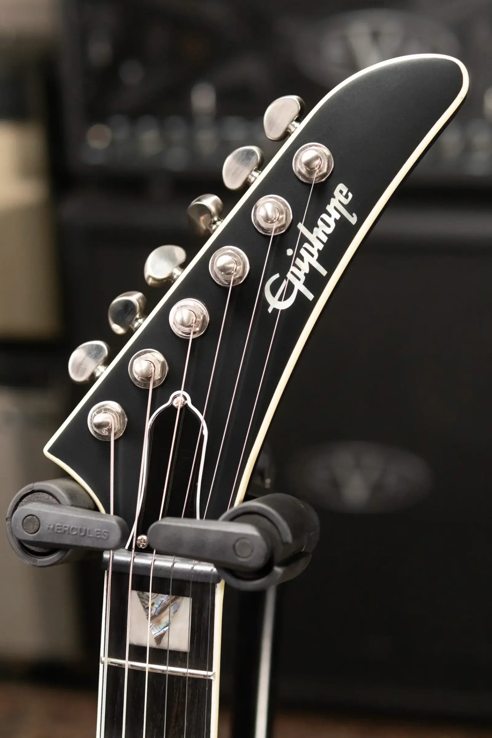 Epiphone Extura Prophecy Electric Guitar - Aged Jet Black Metallic with Gig Bag