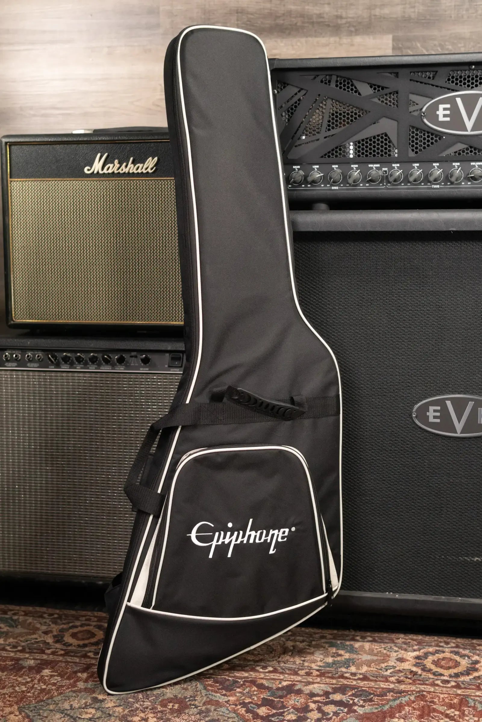Epiphone Extura Prophecy Electric Guitar - Aged Jet Black Metallic with Gig Bag
