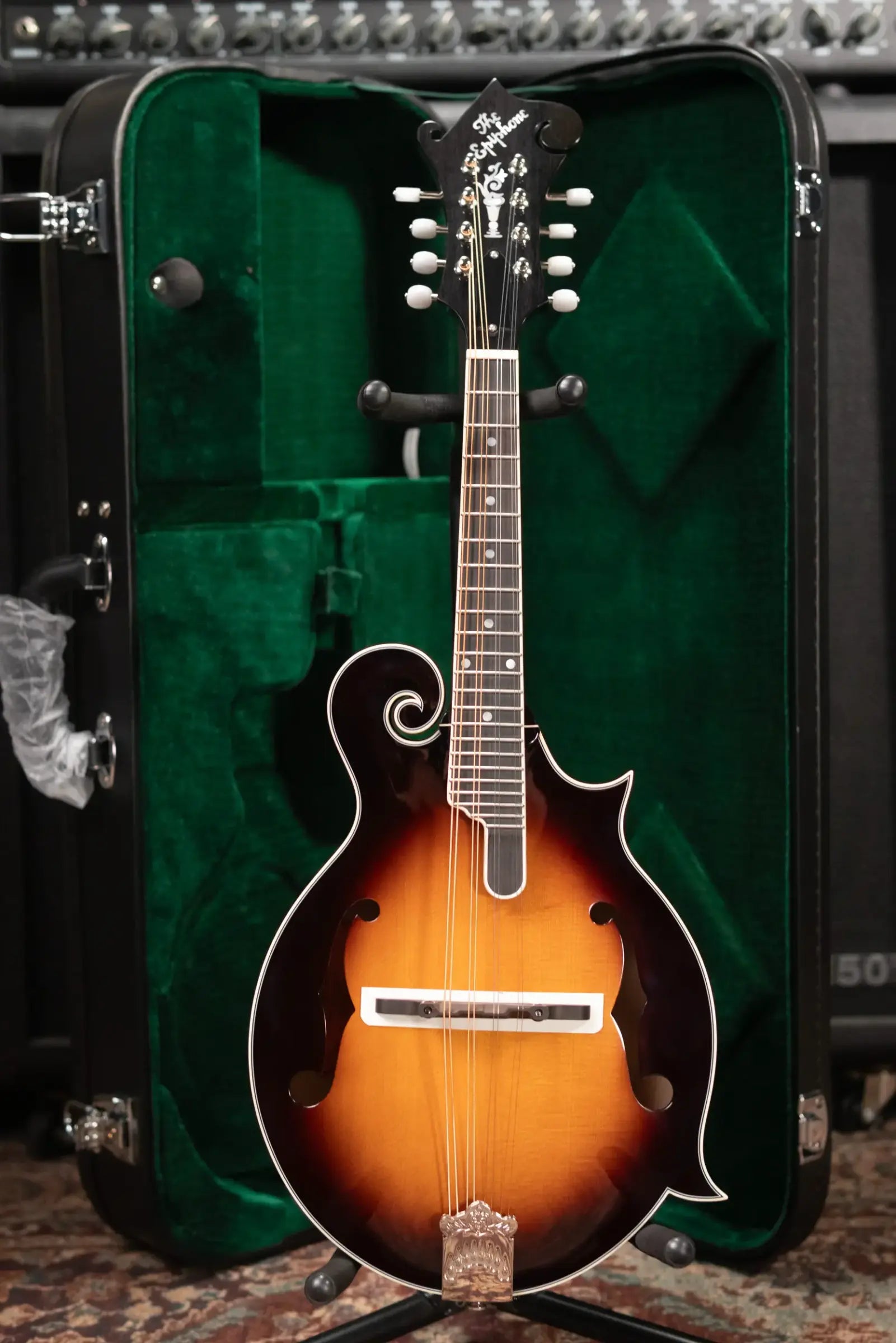 Epiphone F-5G Mandolin - Cremona Burst with Hardshell Case