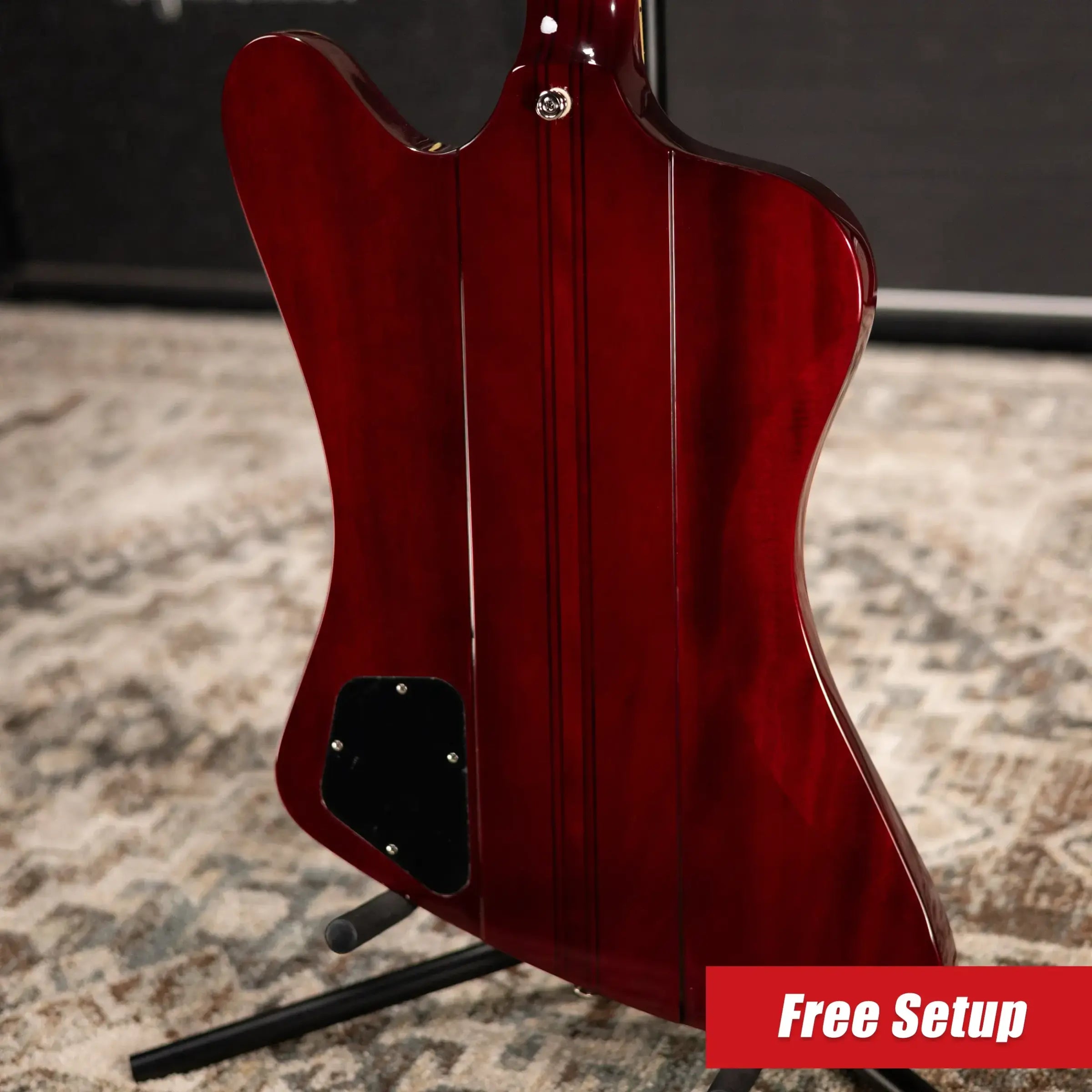 Epiphone Firebird Electric Guitar - Wine Red with Gig Bag