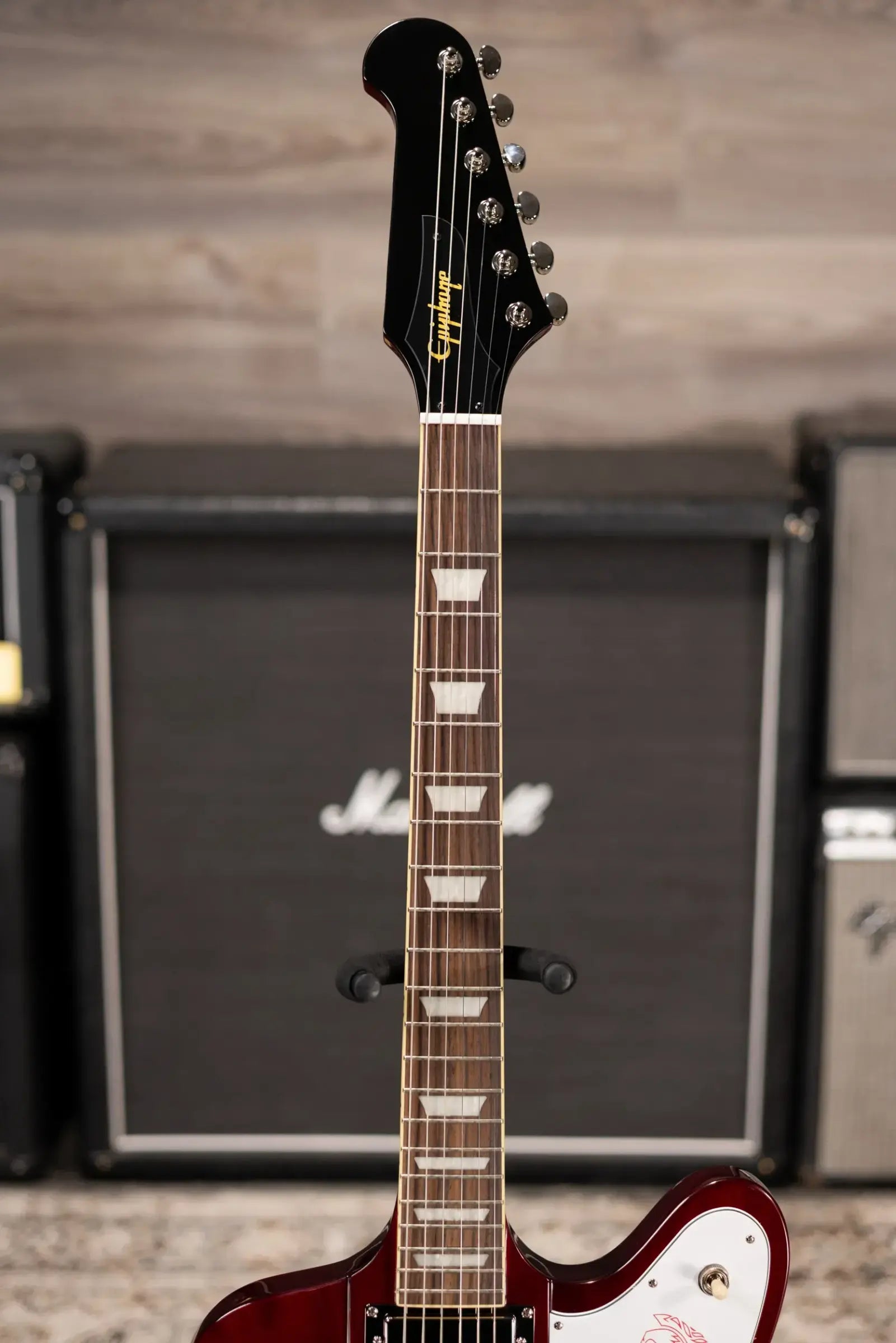 Epiphone Firebird Electric Guitar - Wine Red with Gig Bag