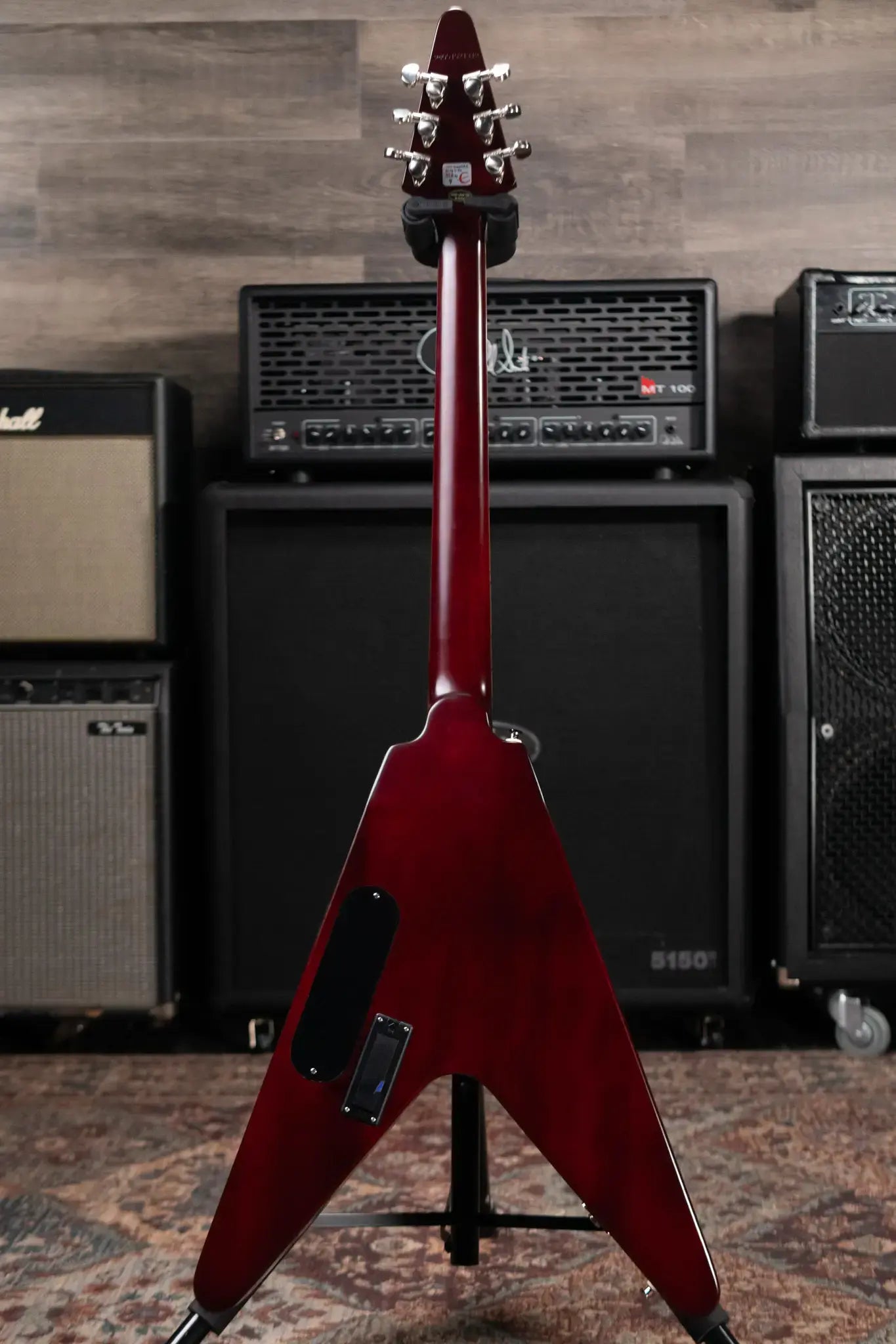 Epiphone Flying V Prophecy Electric Guitar - Aged Bengal Tiger Burst with Gig Bag