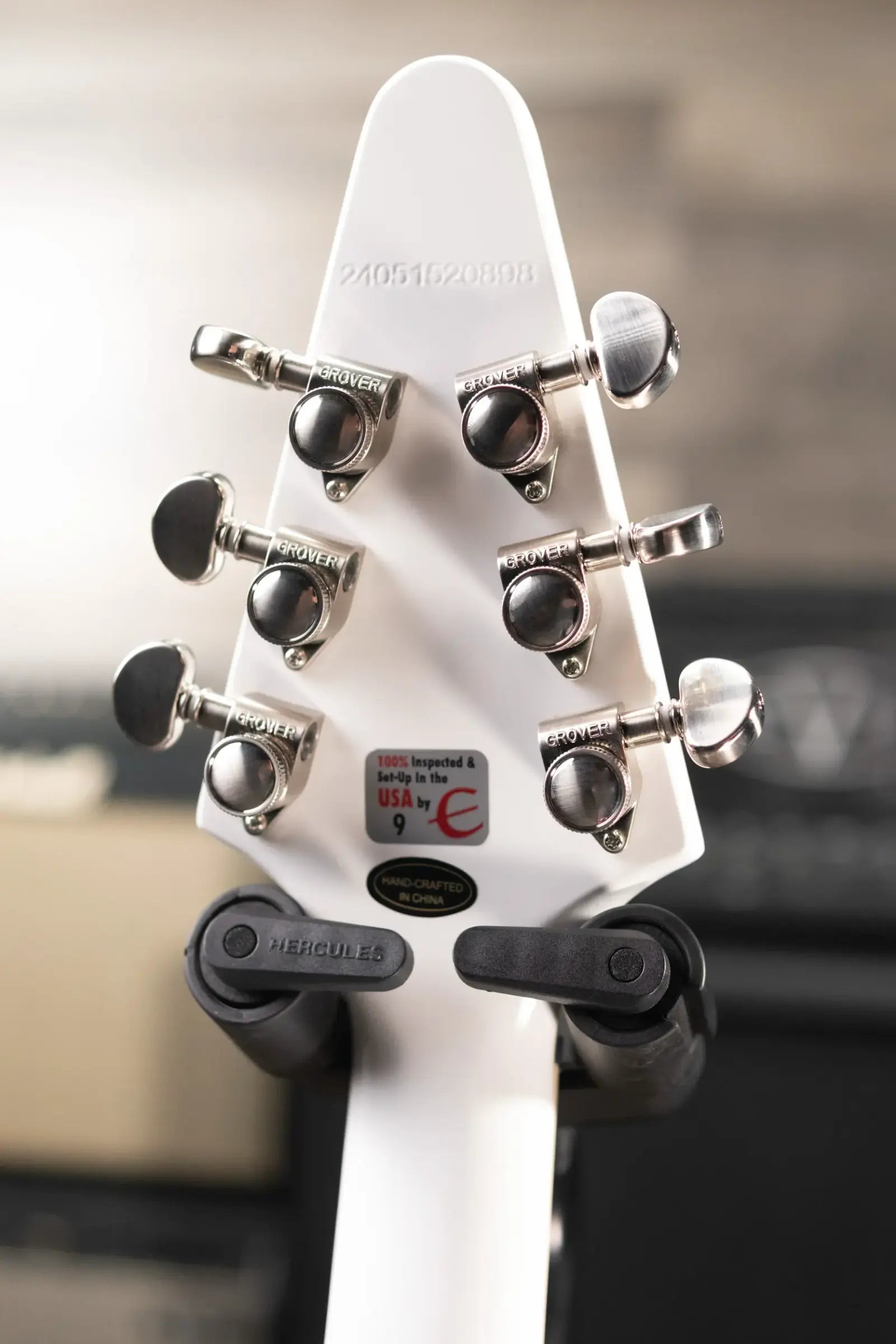 Epiphone Flying V Prophecy Electric Guitar - Aged White Tiger Burst with Gig Bag