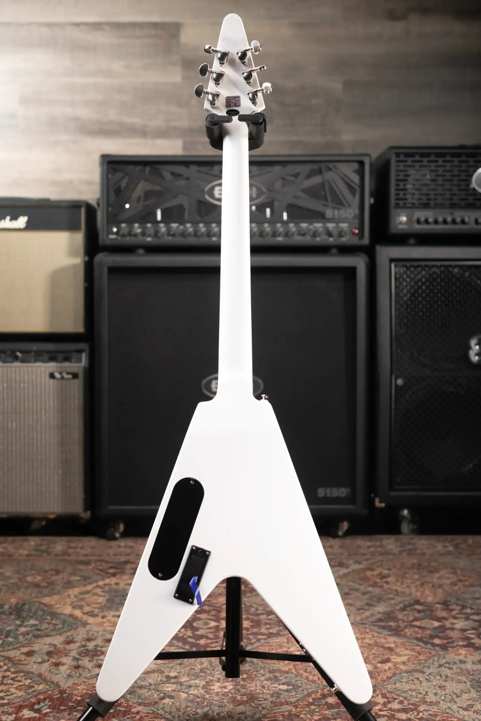 Epiphone Flying V Prophecy Electric Guitar - Aged White Tiger Burst with Gig Bag