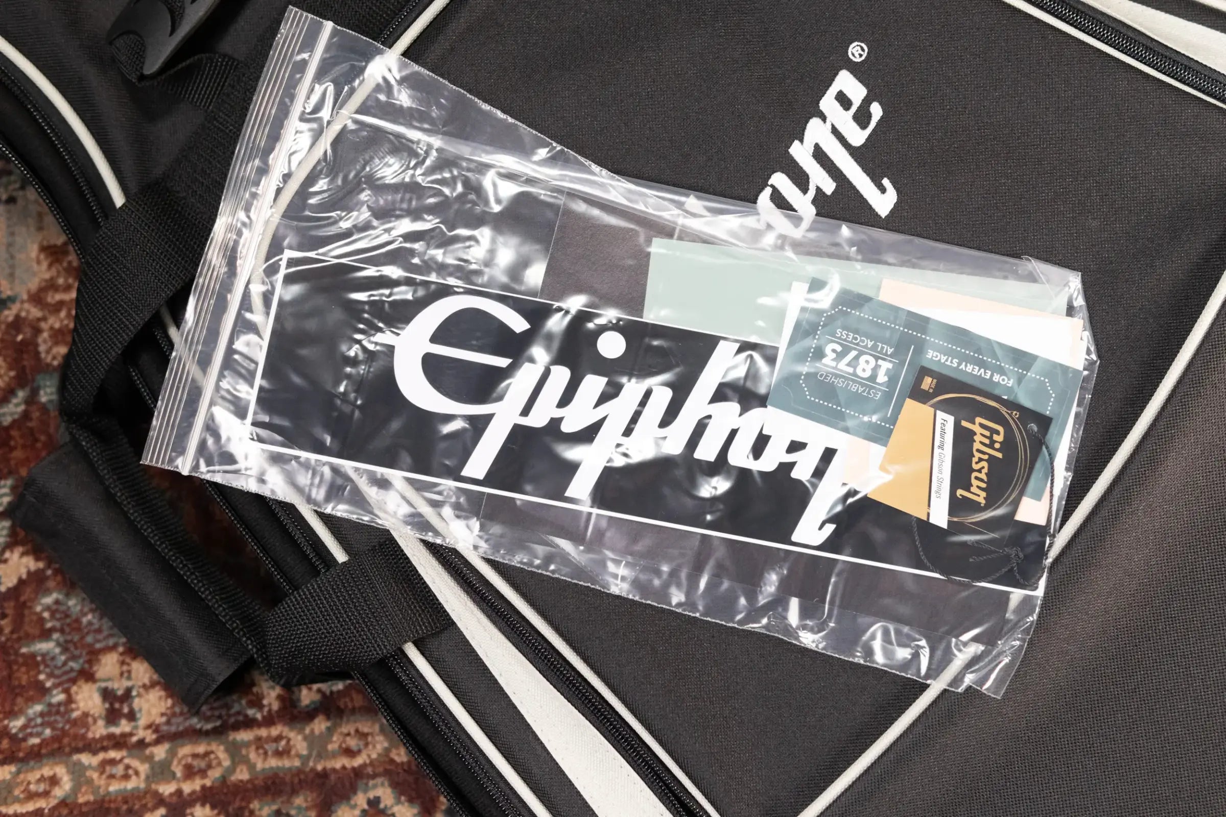 Epiphone Flying V Prophecy Electric Guitar - Aged White Tiger Burst with Gig Bag