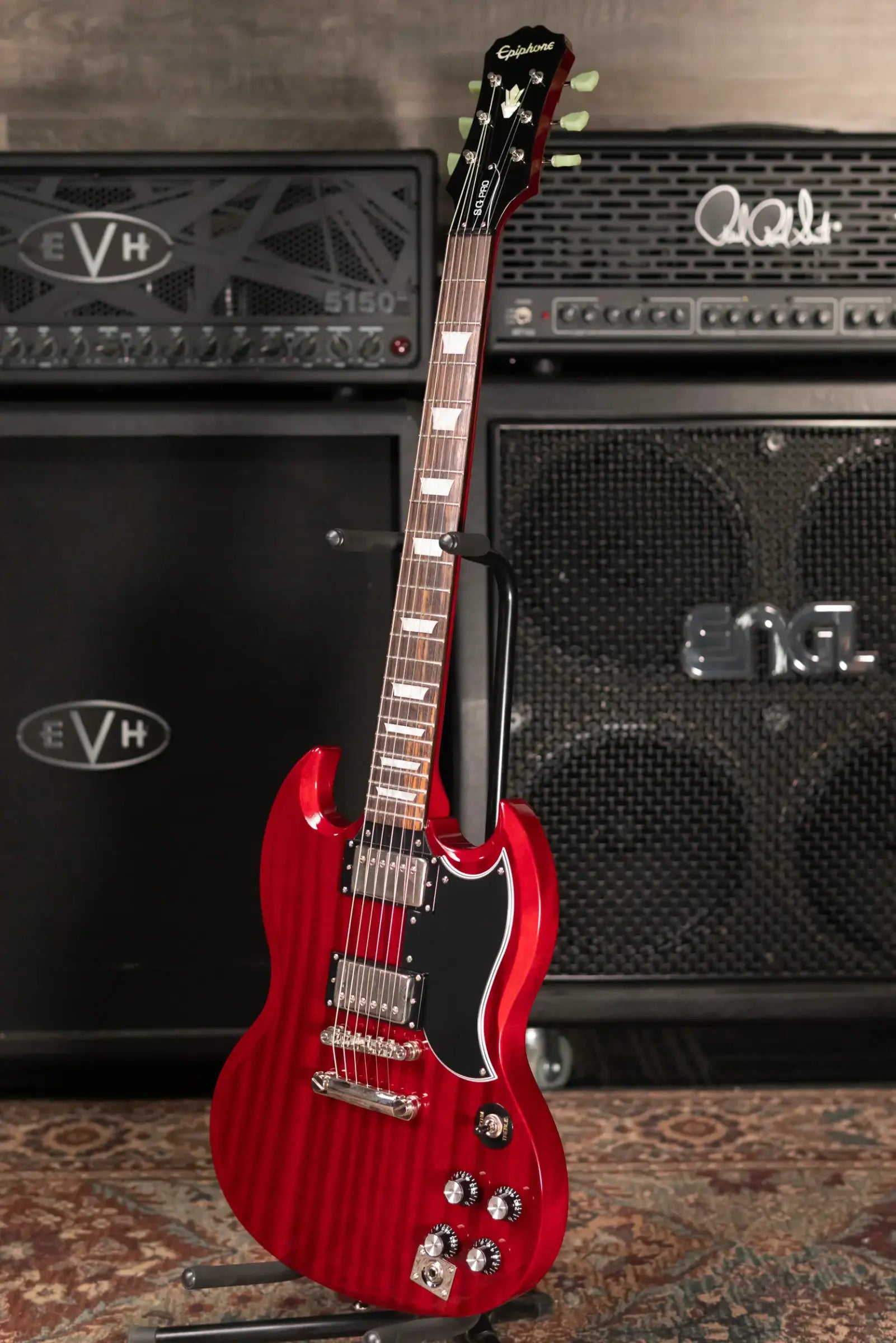 Epiphone G-400 SG Pro Electric Guitar - Vintage Cherry with Hardshell Case - Used