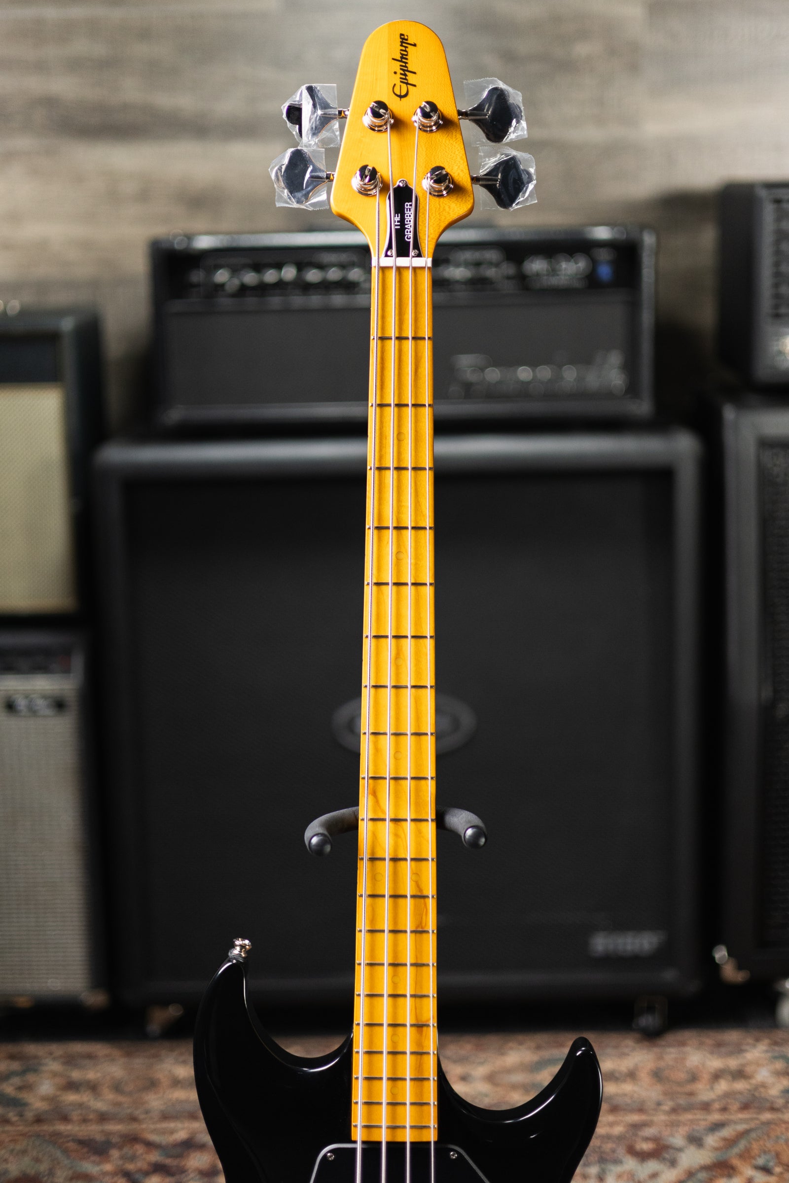 Epiphone Grabber Bass - Ebony with Gig Bag