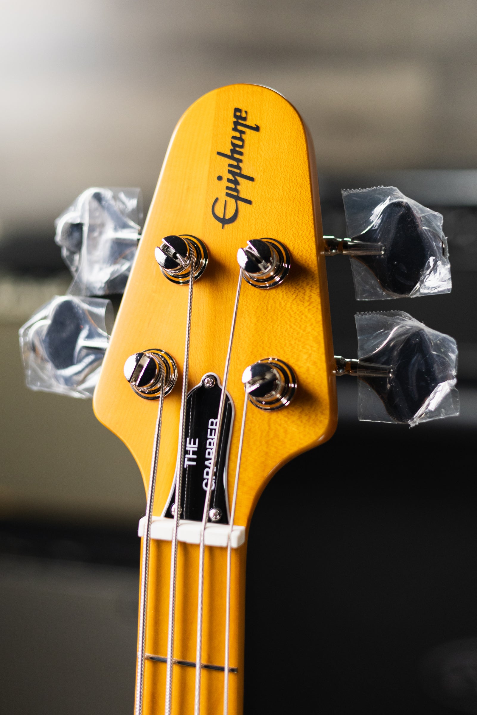 Epiphone Grabber Bass - Ebony with Gig Bag
